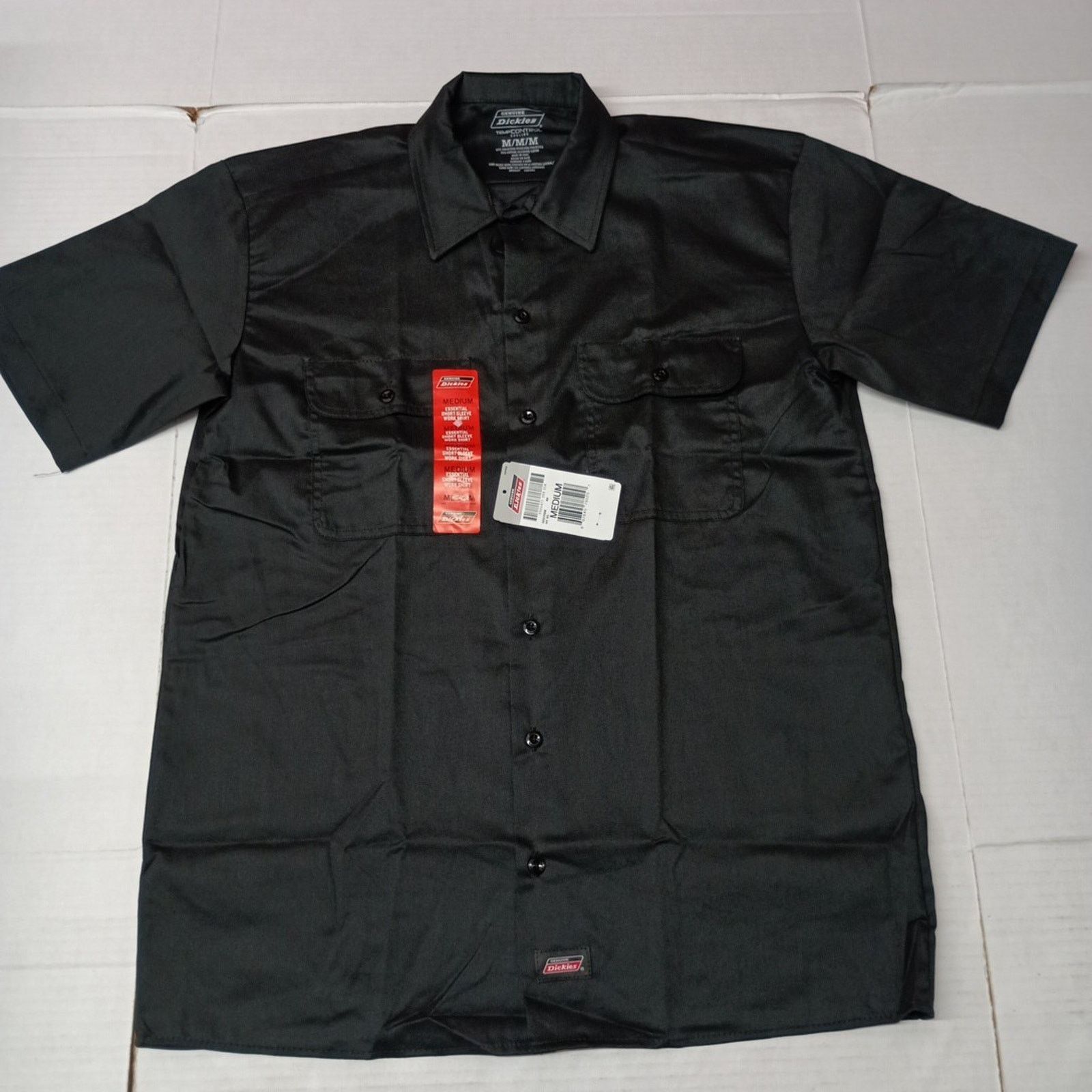 Dickies Dickies Essential Work Shirt Men's Size M Black Temp Control Size US M / EU 48-50 / 2 - 1 Thumbnail