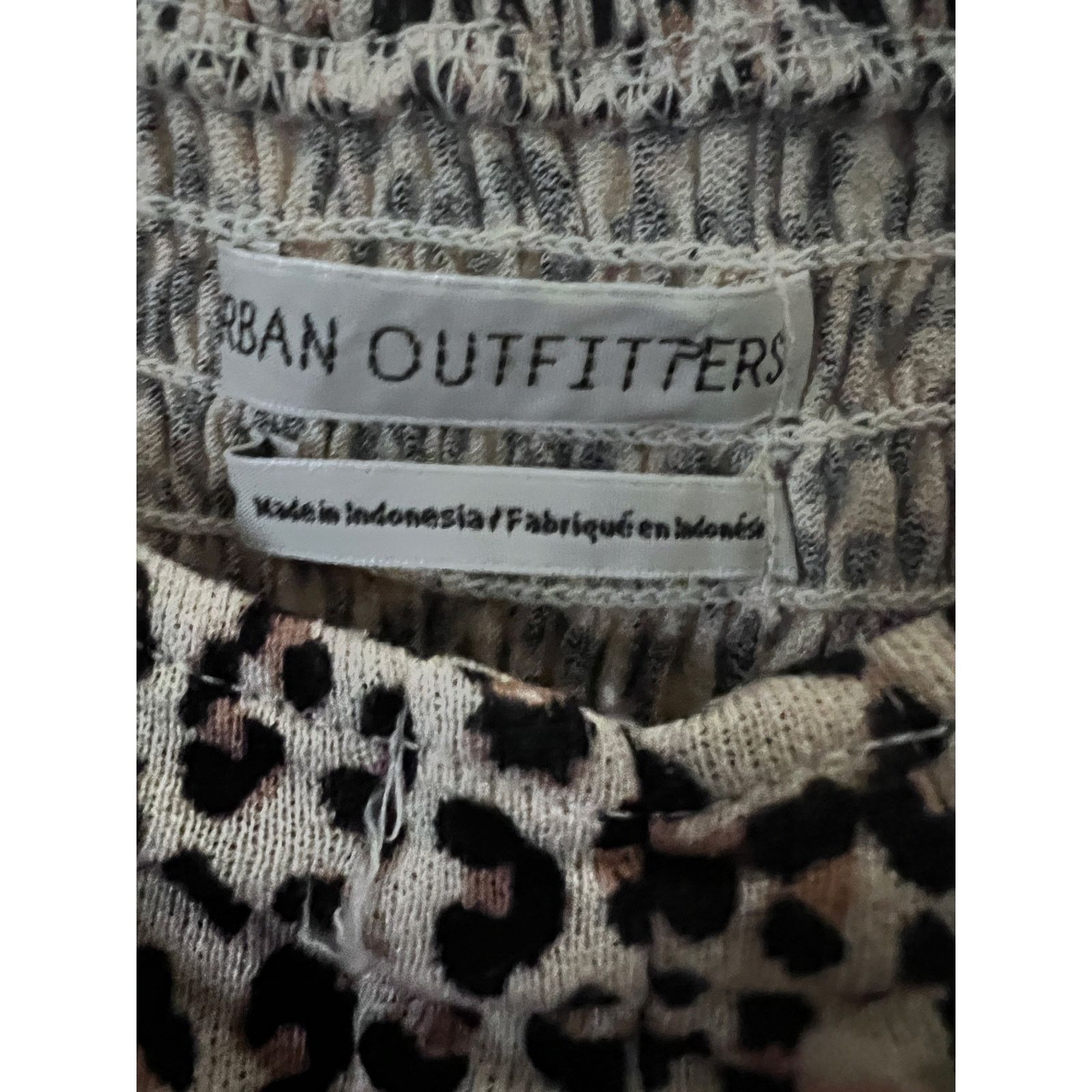 Urban Outfitters Urban Outfitters Leopard Boho Peasant Peplum Crop Top XS Size XS / US 0-2 / IT 36-38 - 4 Thumbnail