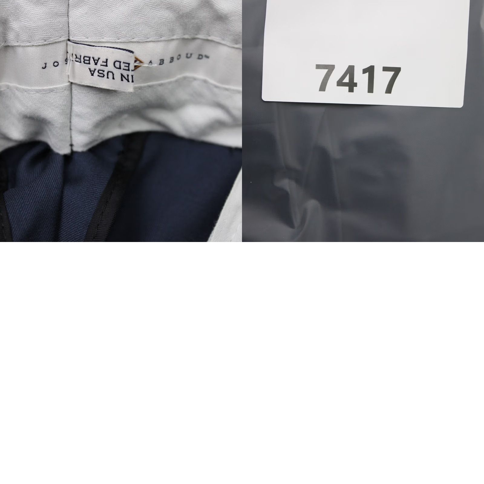 Joseph Abboud Joseph Abboud Pants Mens 36x28 Blue Wool Flat Front Lined Dress Pants City Preppy Regular Straight Front Mens 36 Blue Wool Size US 36 / EU 52 - 9 Thumbnail