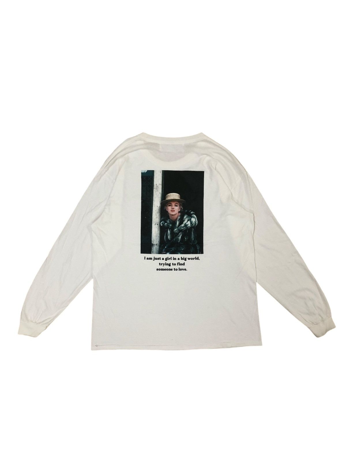 Vintage Vintage y2k Marily Monroe Graphic Long Sleeve Tee Size US L / EU 52-54 / 3 - 1 Thumbnail