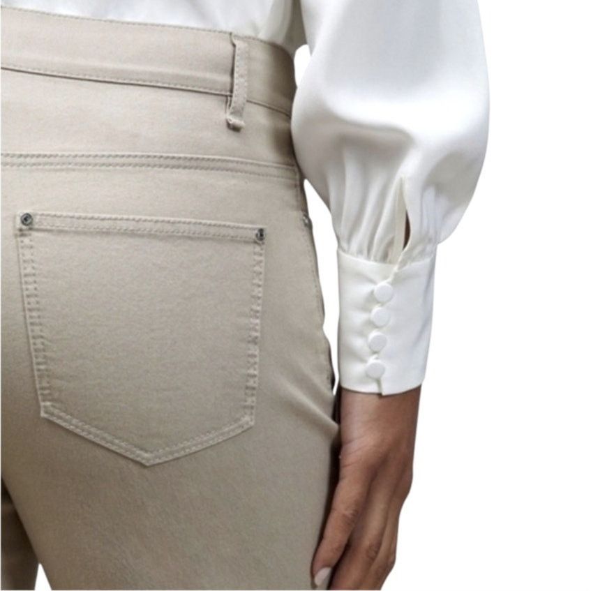 Lafayette 148 Lafayette 148 Beige Pants | Size 10 Size 32" / US 10 / IT 46 - 10 Thumbnail