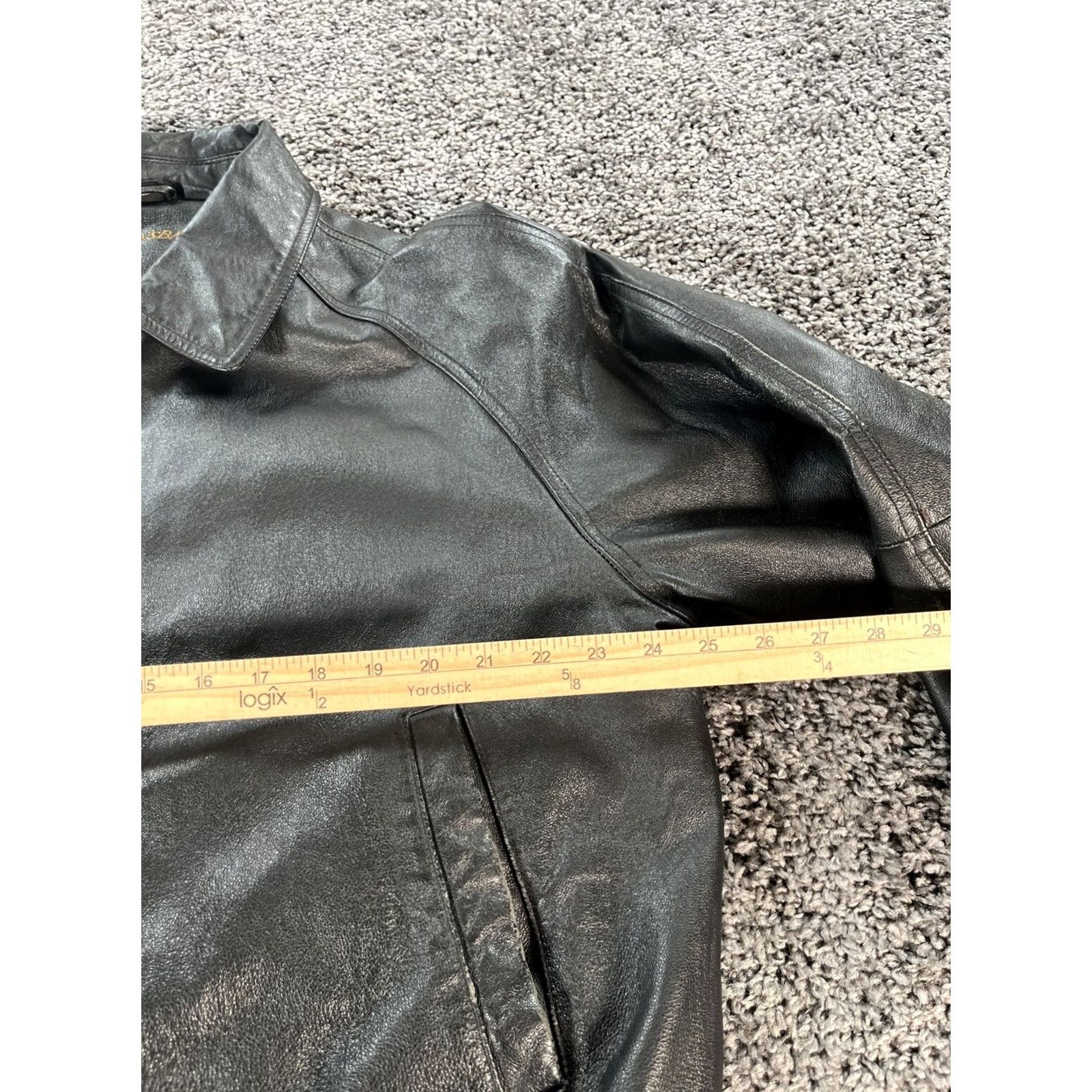 Vintage VINTAGE St. Johns Bay Jacket Mens L Black Leather Biker Bomber Lined Y2K Casual Mens Size US L / EU 52-54 / 3 - 3 Thumbnail