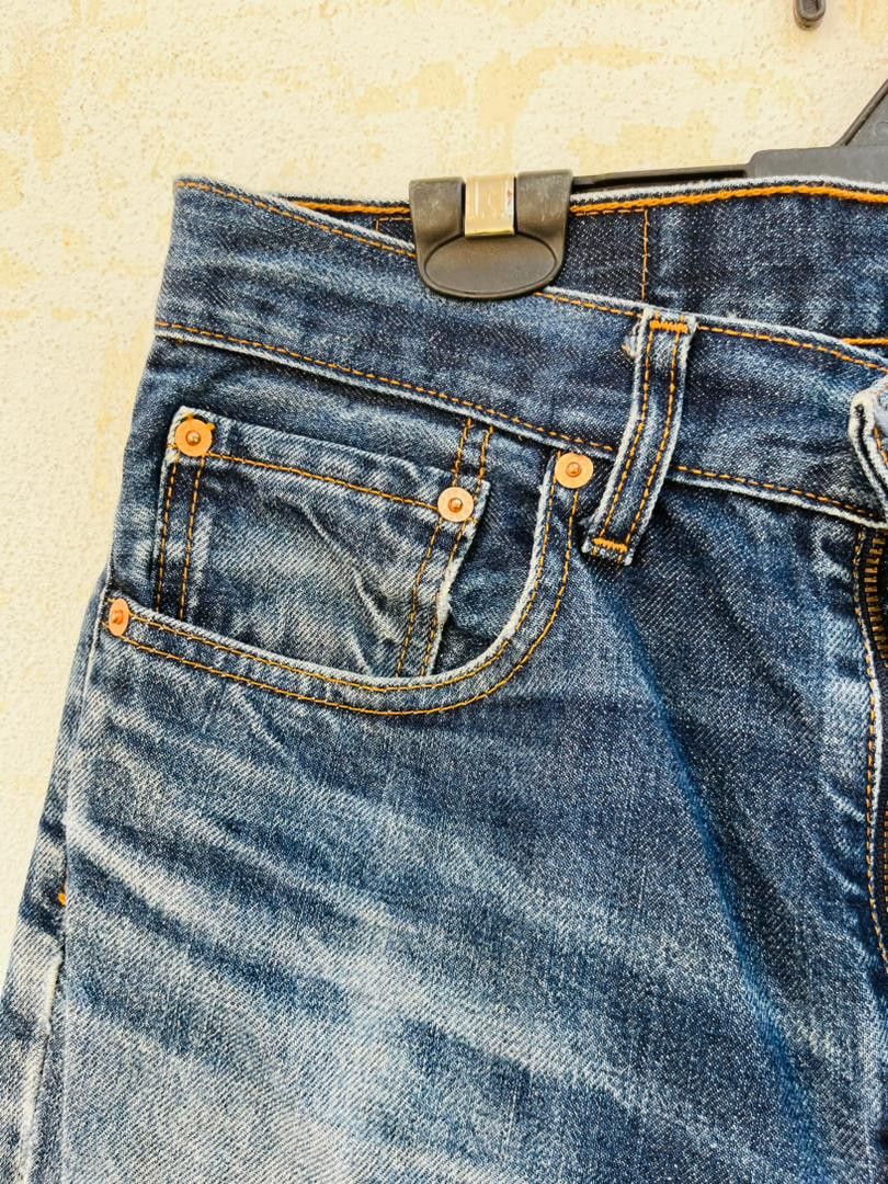 Levi's Vintage Clothing × Vintage Vintage Levis Distressed Japanese Designer Fashion Style Size US 30 / EU 46 - 8 Thumbnail