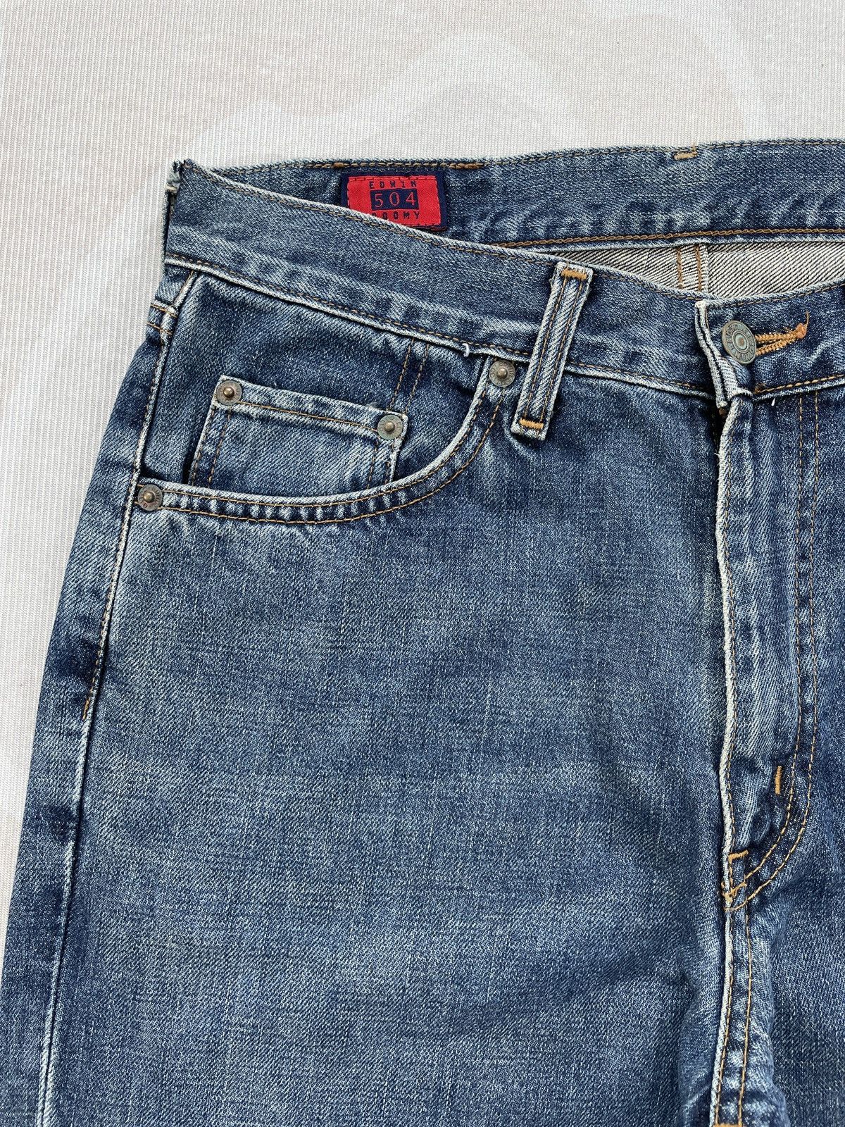Edwin Edwin 504 Straight Jeans (LG154) Size US 29 - 5 Thumbnail