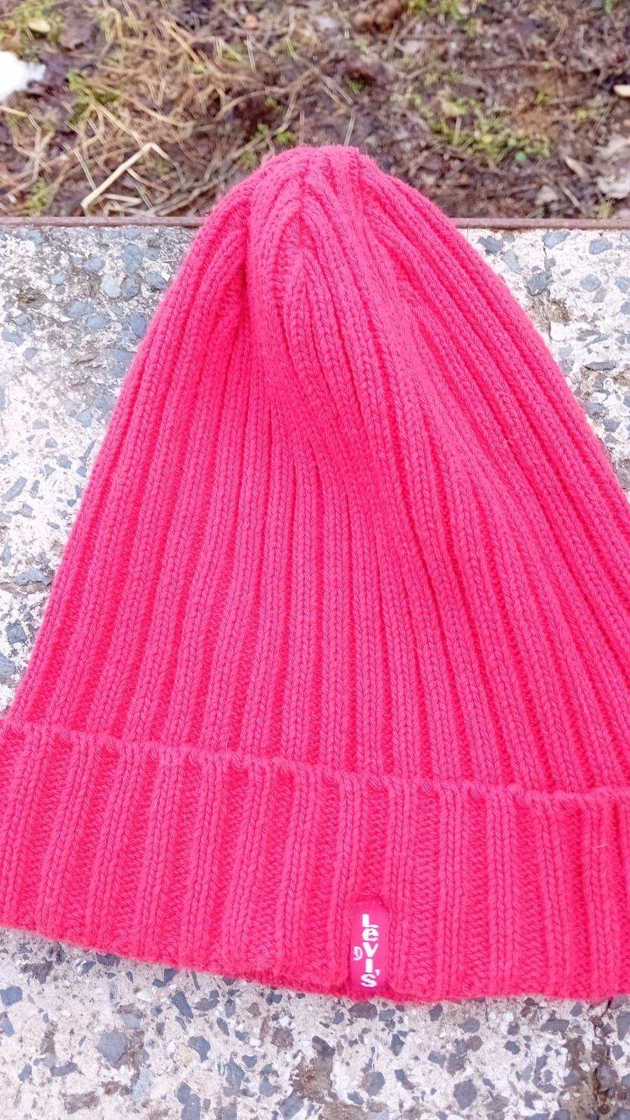 Levi's Levi's Beanie Cable Knit Winter Hat Made in Italy Size ONE SIZE - 6 Thumbnail