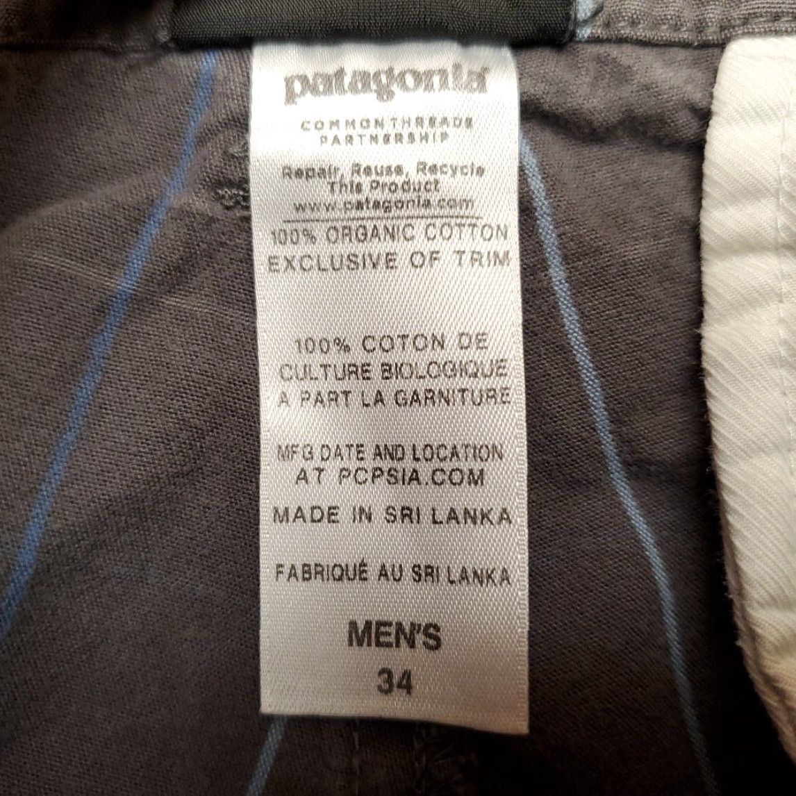 Patagonia Patagonia Shorts Mens 34 Gray Blue Window Pane Plaid Lightweight Outdoors Gorp Bermuda Regular Waist 34 Pockets Belt Loops Cotton Casual Mens Size US 34 / EU 50 - 3 Thumbnail