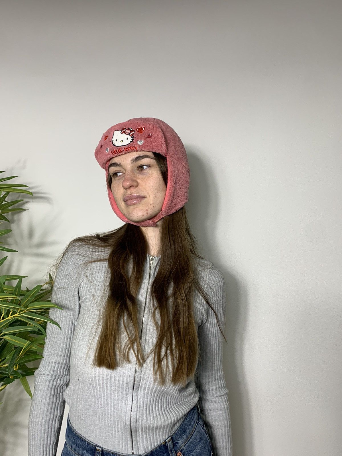 Cartoon Network VINTAGE HELLO KITTY CUTE AVIATOR USHANKA HAT Size ONE SIZE - 7 Thumbnail