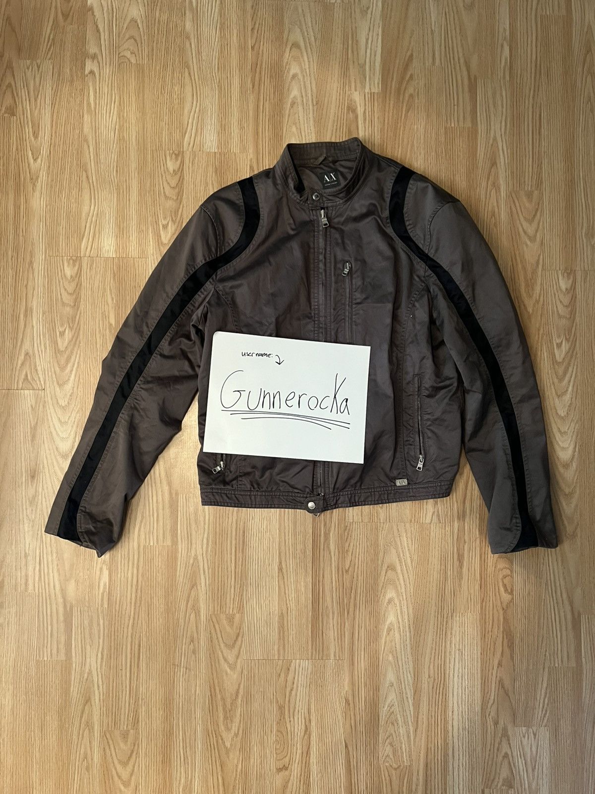 Armani Exchange Motorcycle-esque Jacket Size US XL / EU 56 / 4 - 2 Thumbnail
