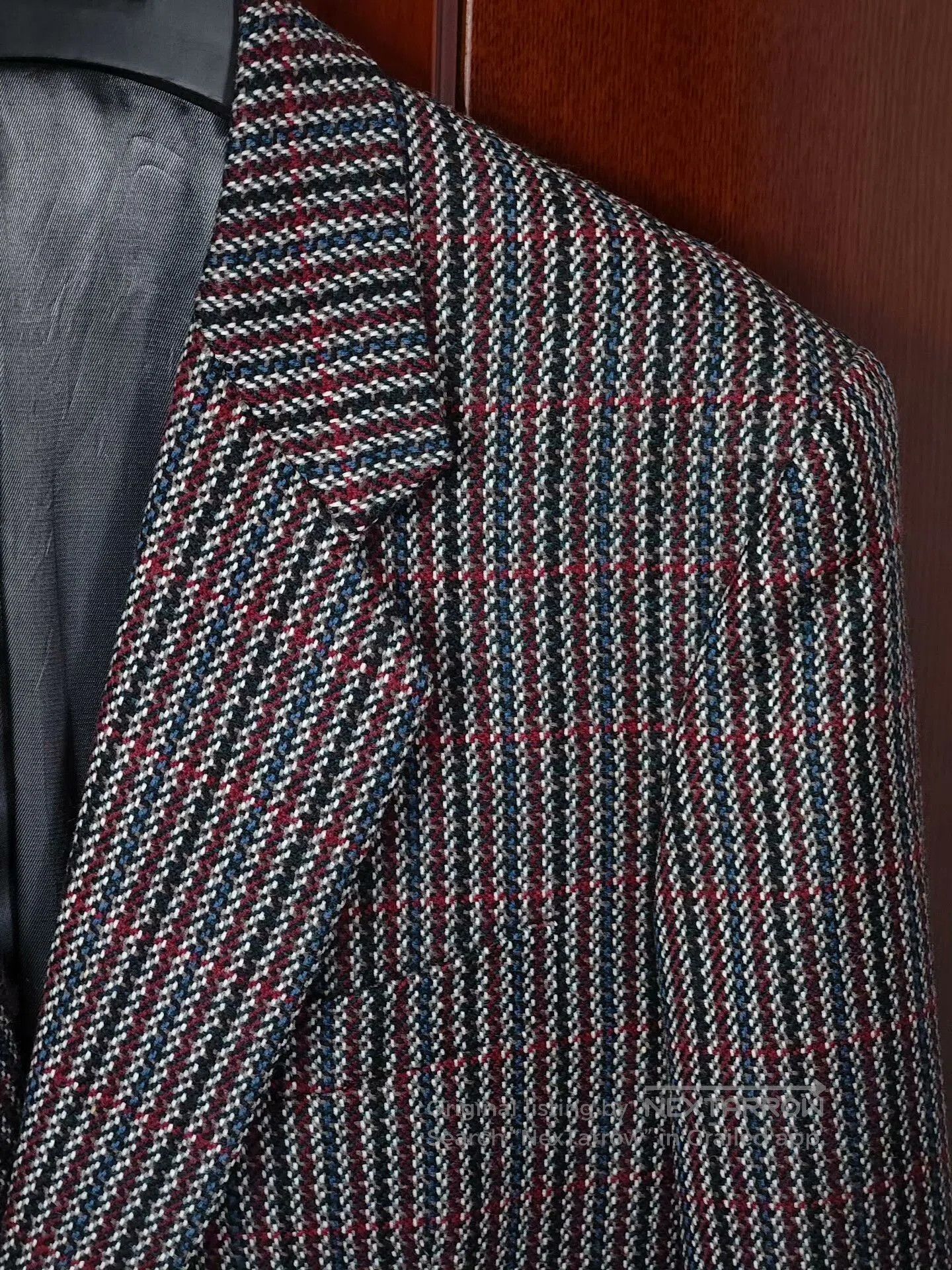 Johnstons Of Elgin Custom Wool Blend Check Blazer. Size US M / EU 48-50 / 2 - 2 Thumbnail