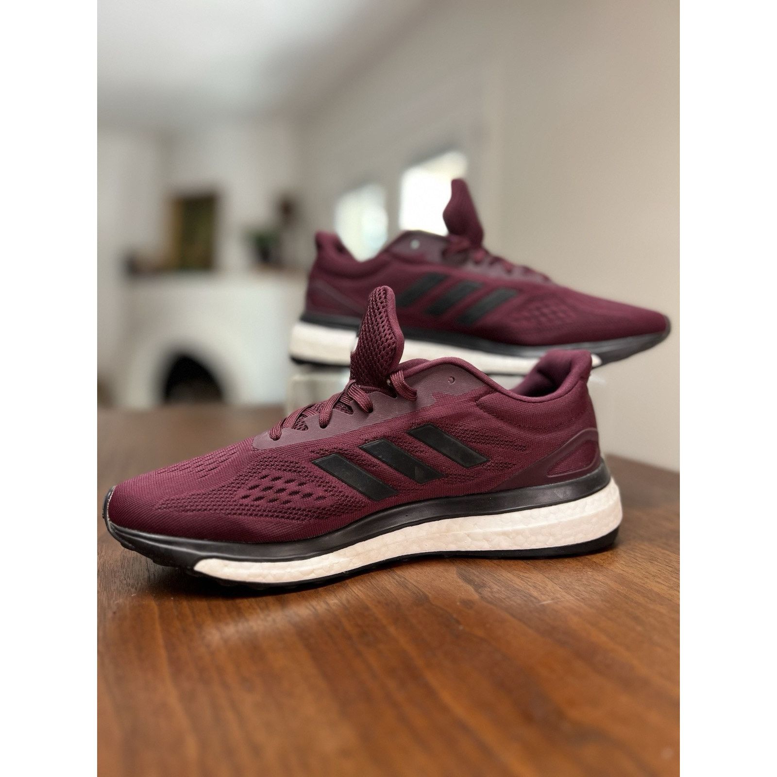 Adidas Adidas Response Boost LT Men’s Burgundy Running Shoes Size 8 Size US 8 / EU 41 - 2 Thumbnail
