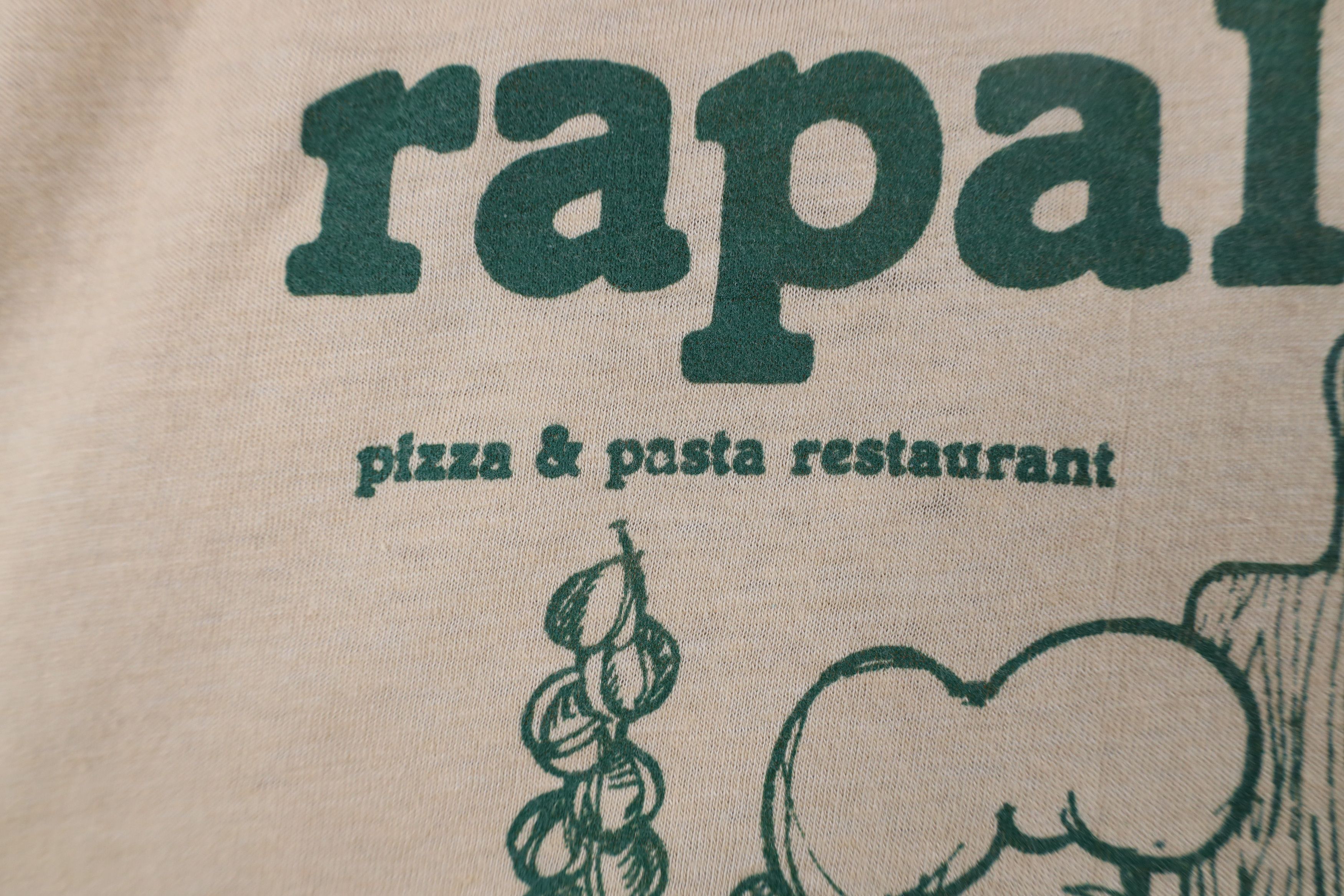 Vintage Vintage 80s Rapallos Pizza Pasta Restaurant Columbus T-Shirt Size US XL / EU 56 / 4 - 6 Thumbnail