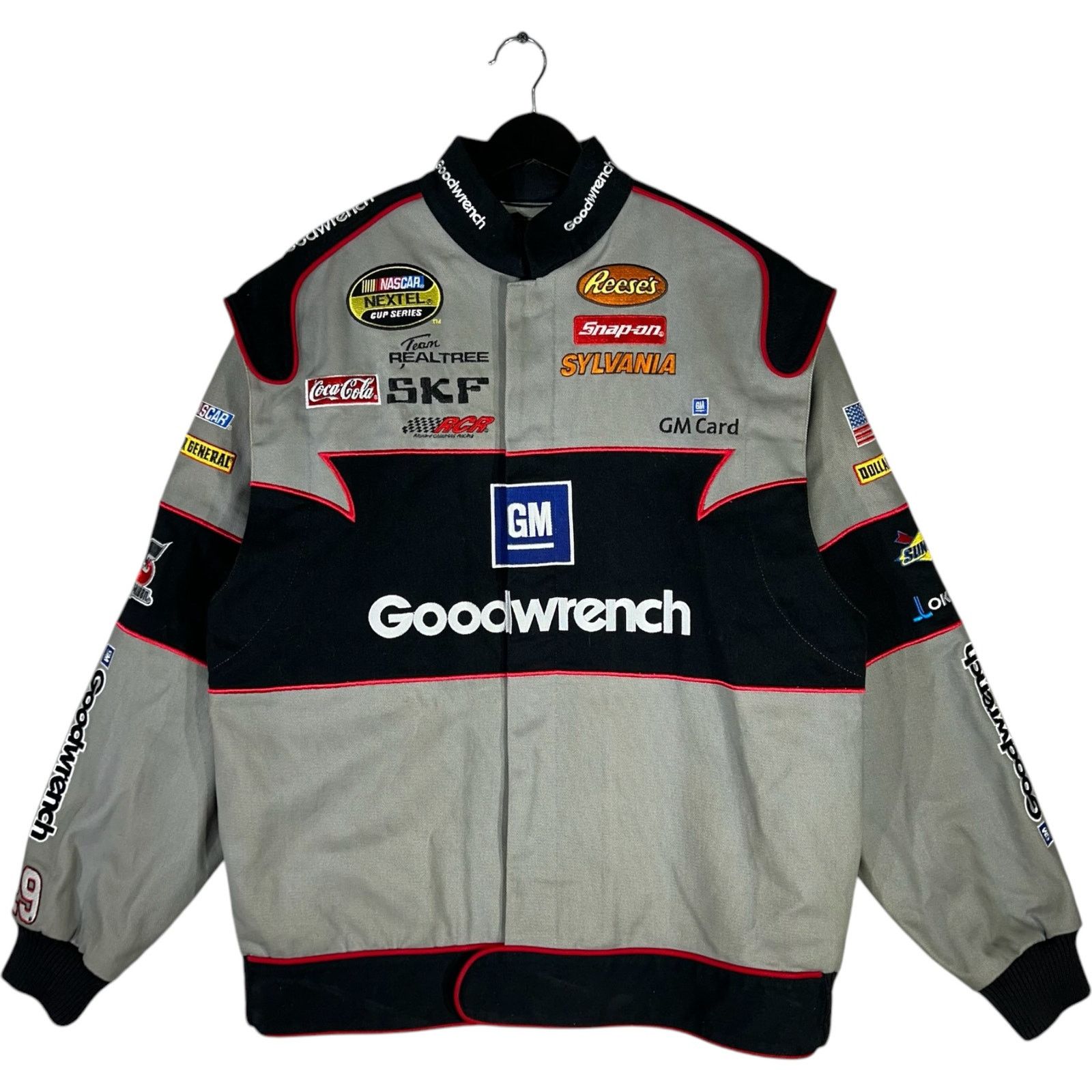 Chase Authentics Vintage Kevin Harvick Goodwrench Patch NASCAR Bomber Jacket Size US L / EU 52-54 / 3 - 1 Thumbnail