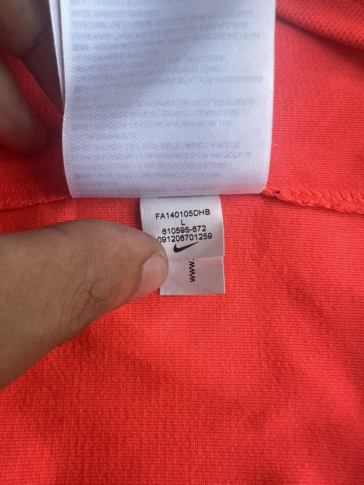 Nike Original 2014-15 Nike Barcelona FC Away Jersey Large Size US L / EU 52-54 / 3 - 6 Thumbnail