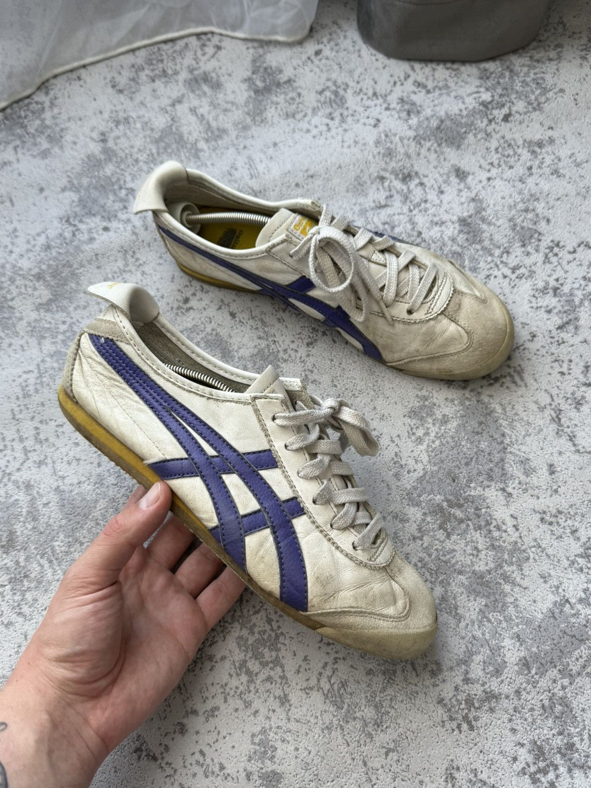 Vintage ASICS Onitsuka Tiger Mexico 66 PurpleWhite Shoes