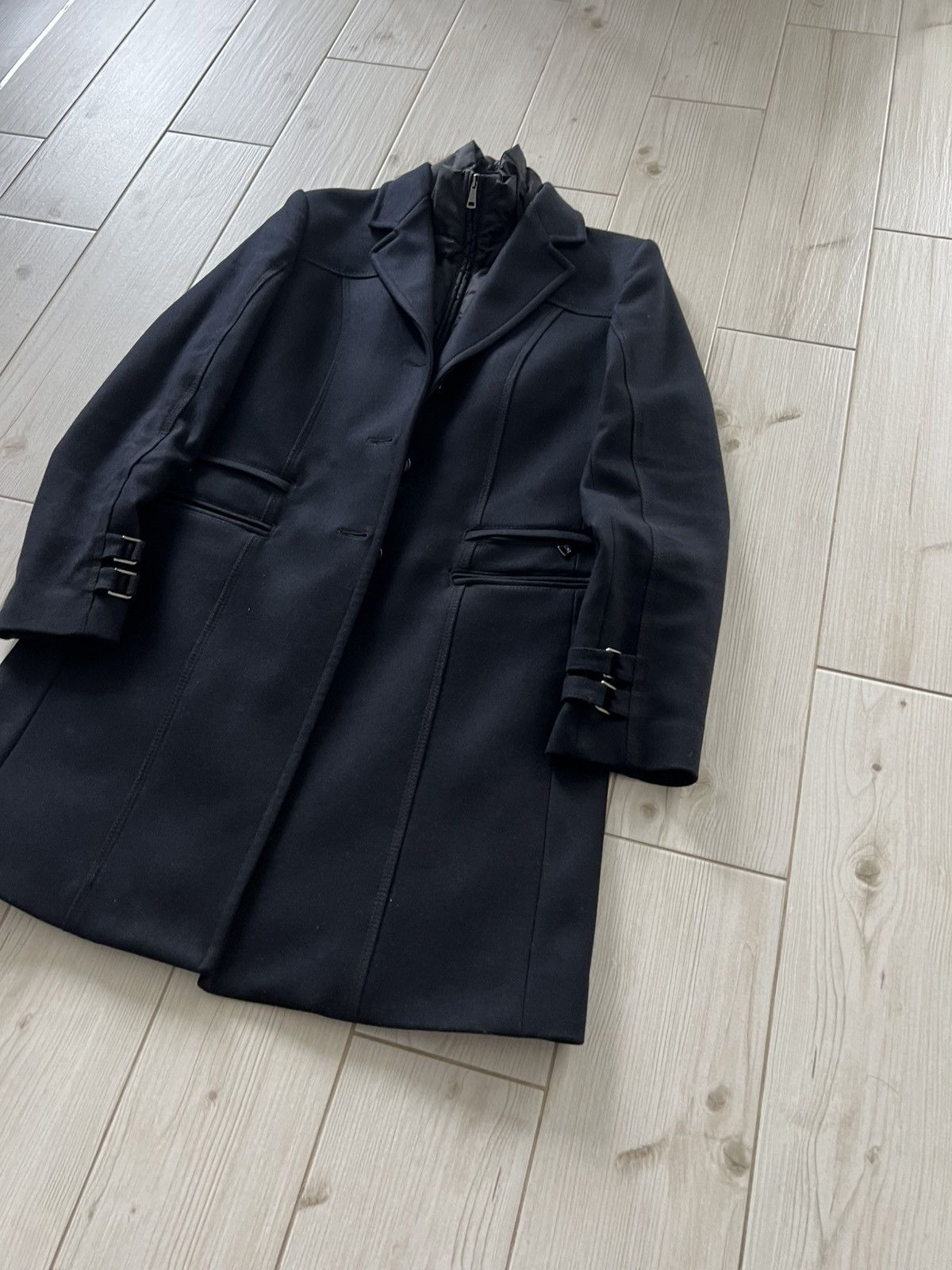 Vintage Mabrun Archive Wool Blend Fitted Coat Women Minimal Tailored Size M / US 6-8 / IT 42-44 - 3 Thumbnail