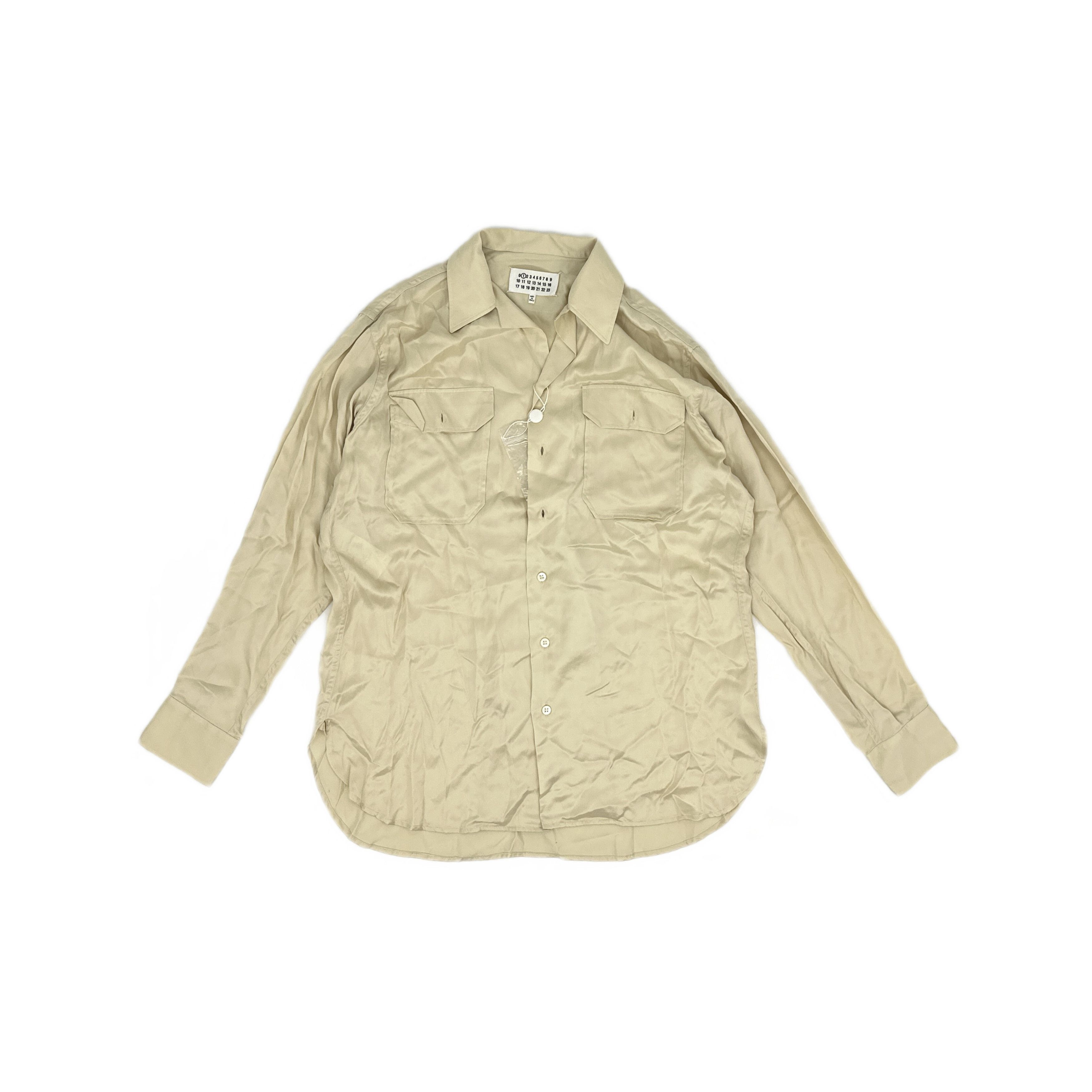 Maison Margiela Maison Margiela Beige Button Up Shirt Size 38 Size XS / US 0-2 / IT 36-38 - 1 Thumbnail