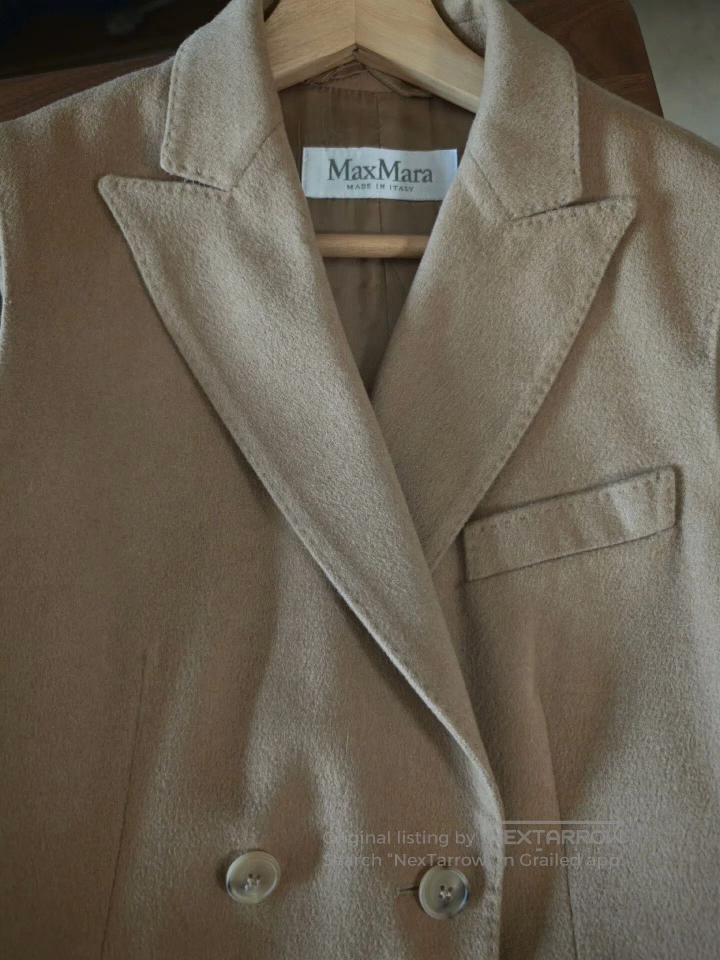 maxmara camel wool vest for winter.