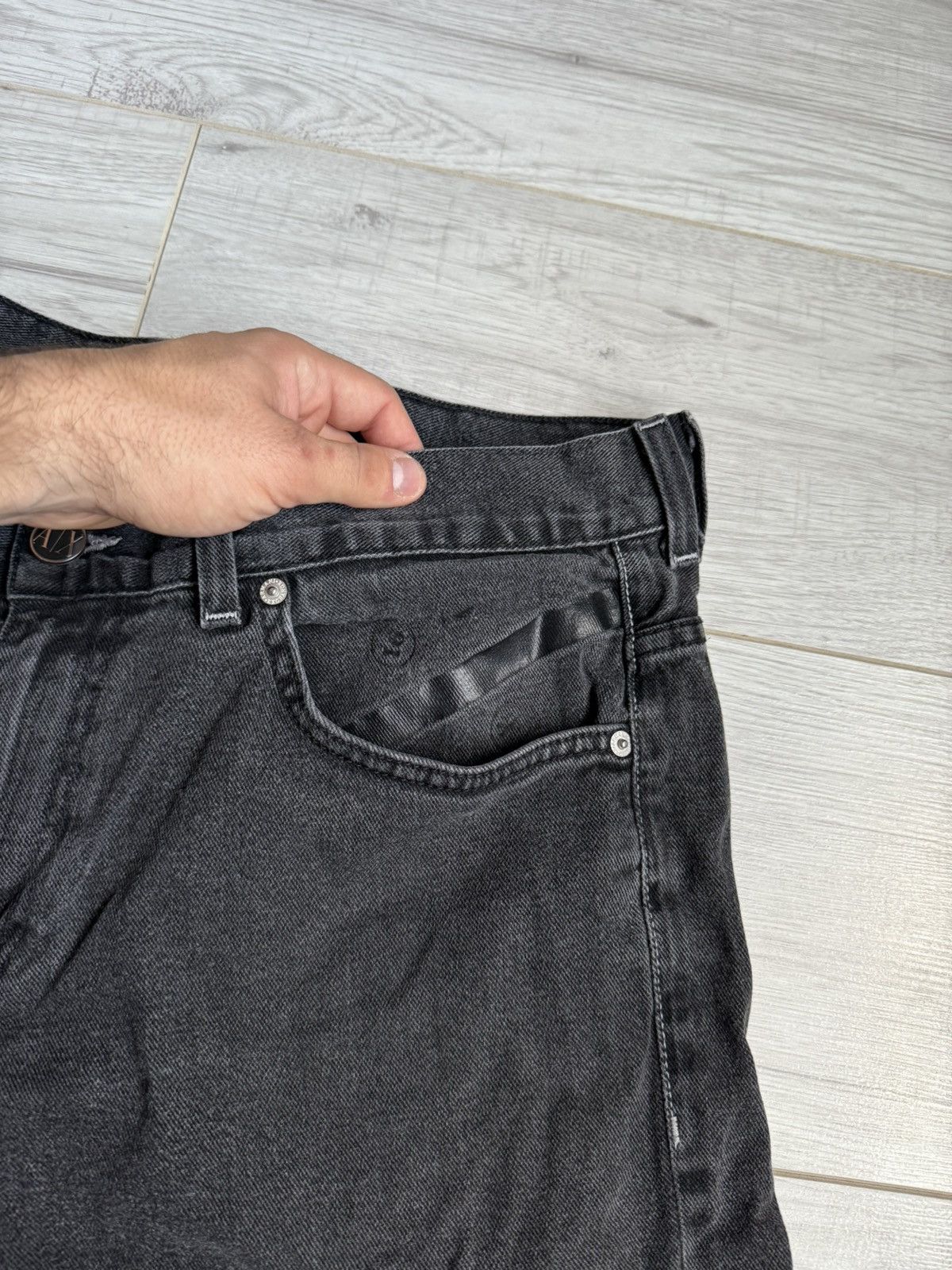 Armani Exchange Jeans Armani Exchange denim pants back logo made in USA Size US 36 / EU 52 - 6 Thumbnail