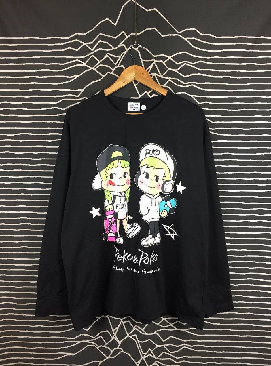 Japanese Brand Fujiya Co. Ltd Peko & Poko Skater Vibe Japan Anime Tee Size US XL / EU 56 / 4 - 2 Thumbnail