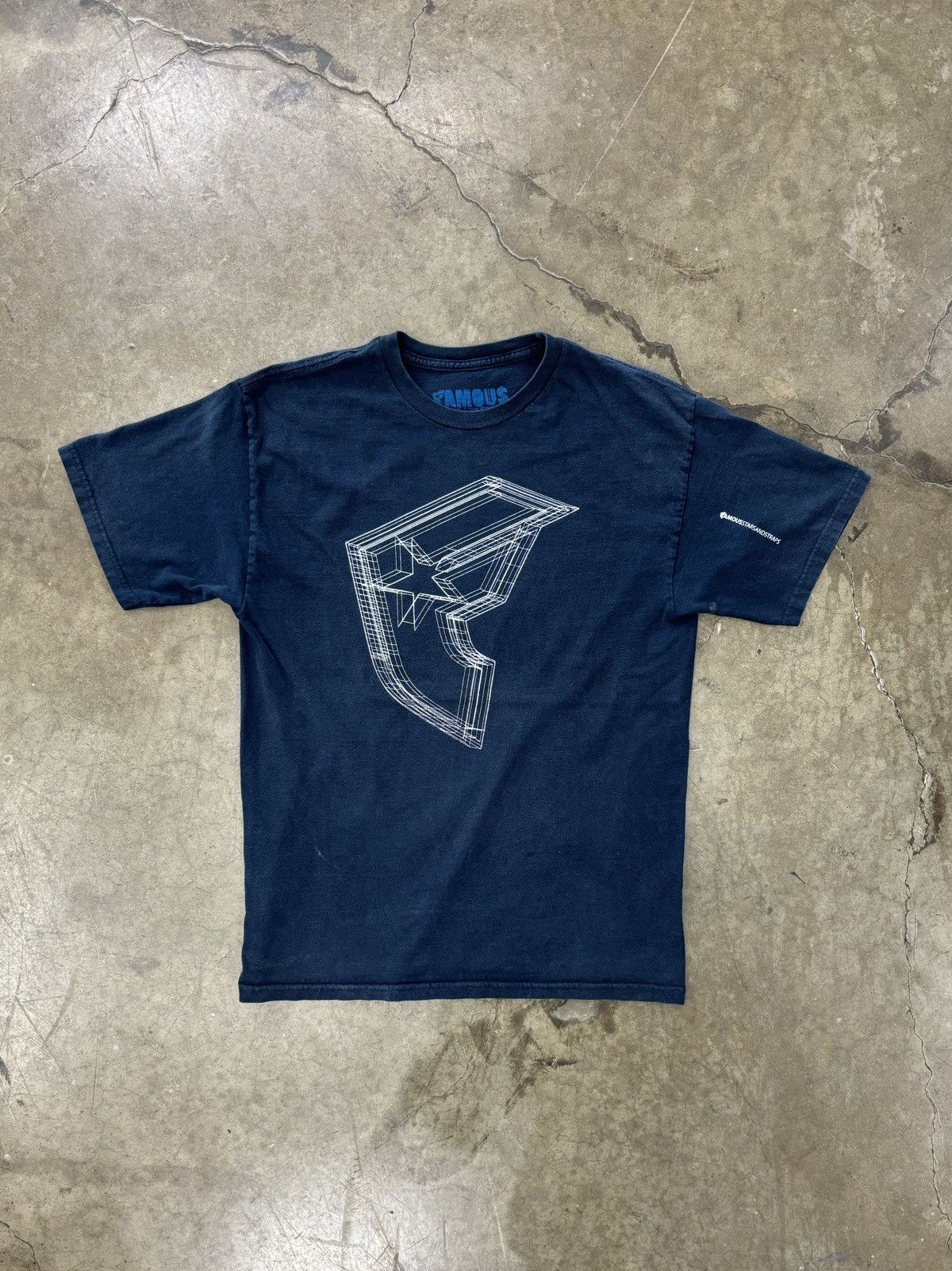 Vintage Famous Stars Drawn F Logo Tee Medium y2k Size US M / EU 48-50 / 2 - 2 Thumbnail