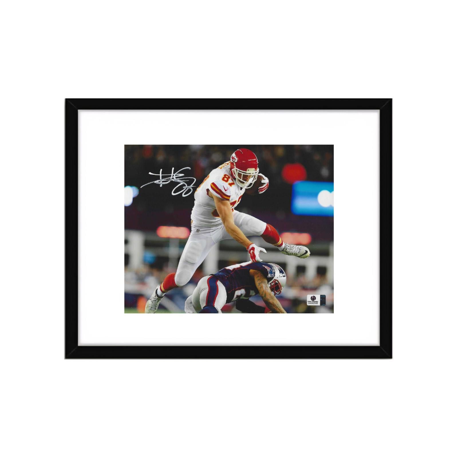 Other Travis Kelce Chiefs Autographed 8x10 Photo coa W/Frame Size ONE SIZE - 2 Thumbnail