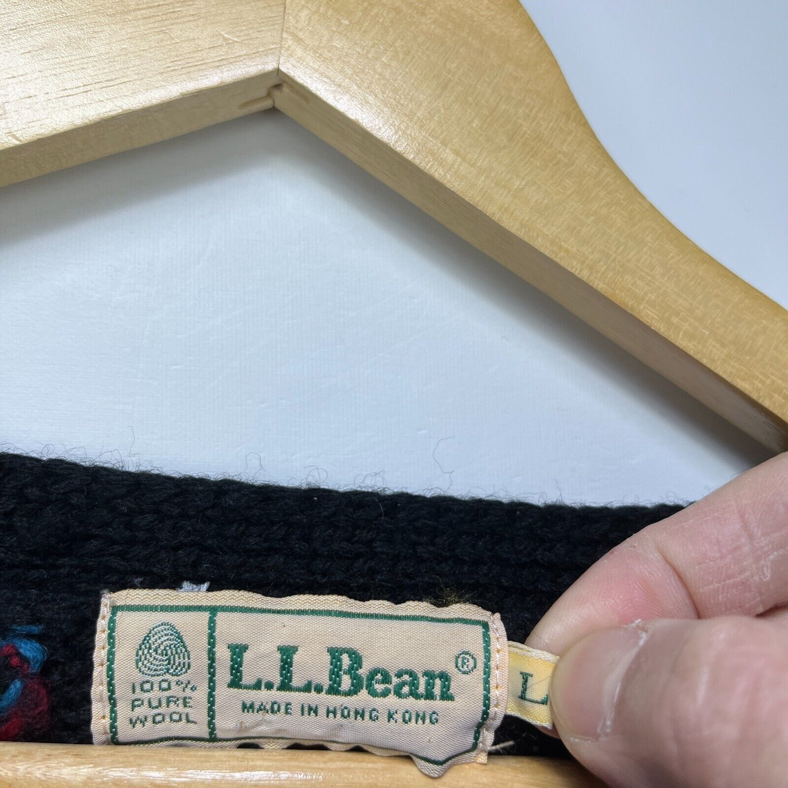 L.L. Bean × Vintage Vintage 80s LL Bean Cardigan Knit Sweater Unisex Large Rare Size US L / EU 52-54 / 3 - 4 Thumbnail
