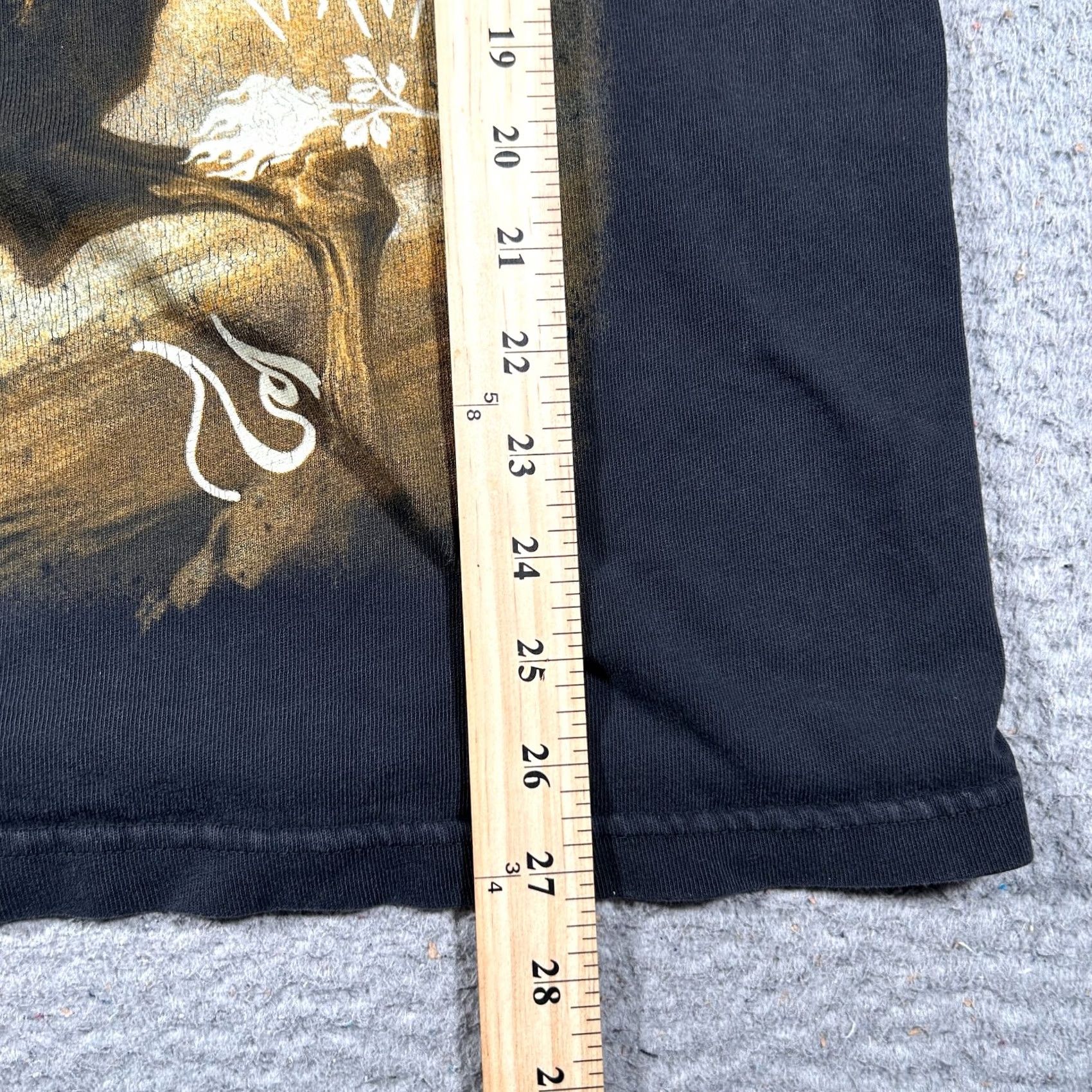 Vintage Civil Regime Roses From Concrete T-Shirt Men Black Graphic Print Crew Neck Short Sleeve L Size US L / EU 52-54 / 3 - 7 Thumbnail