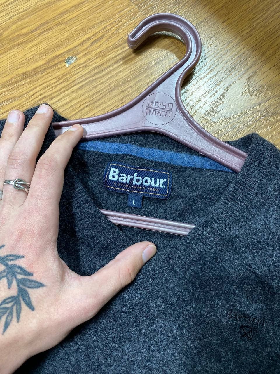 Barbour Barbour Reglan Half Snap Button Jumper Size US L / EU 52-54 / 3 - 13 Thumbnail