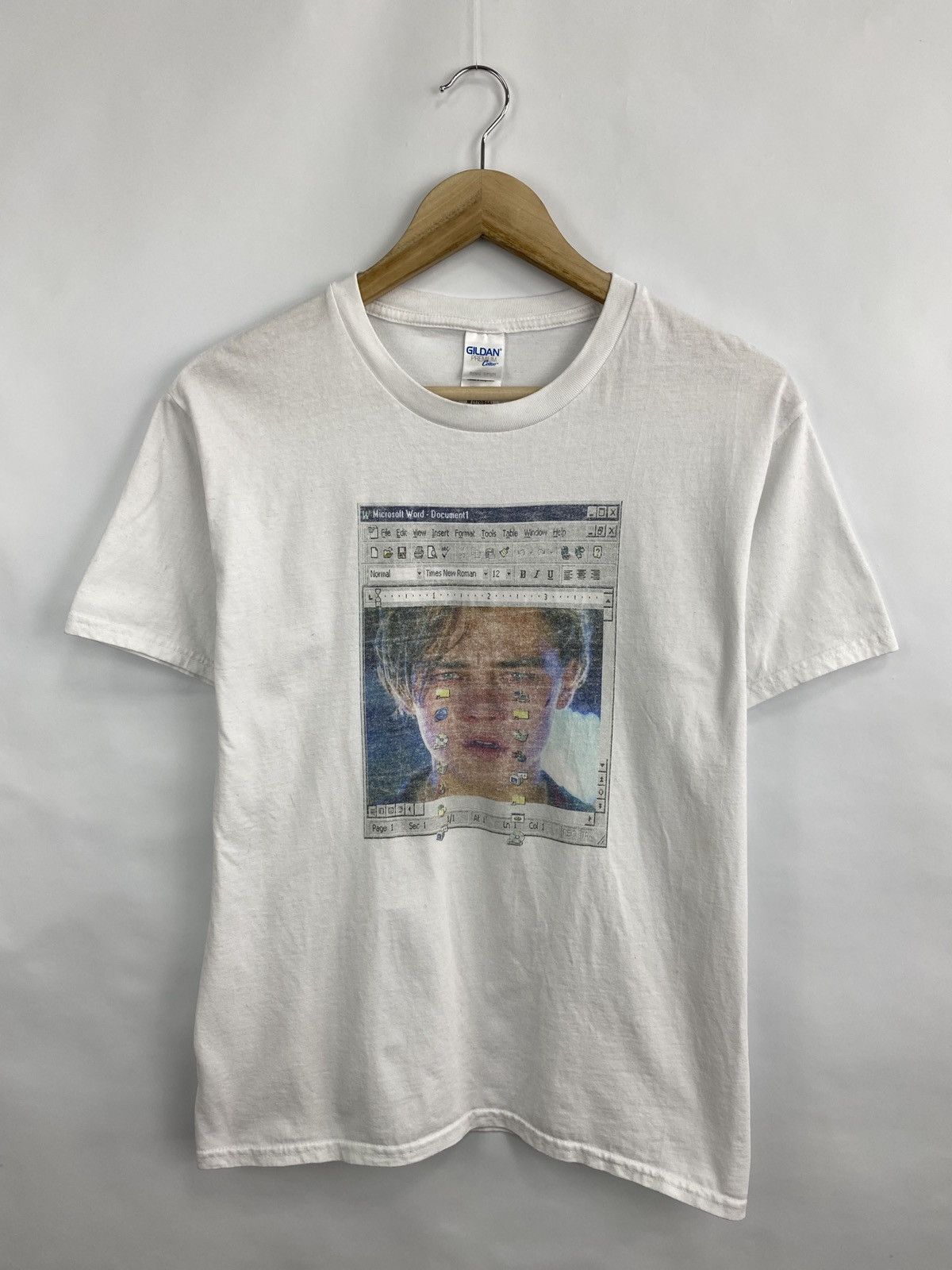 Rap Tees × Vintage 🇺🇸 Vintage Leonardo Dicaprio Rare Retro T-Shirt Titanic Y2K Size US M / EU 48-50 / 2 - 3 Thumbnail
