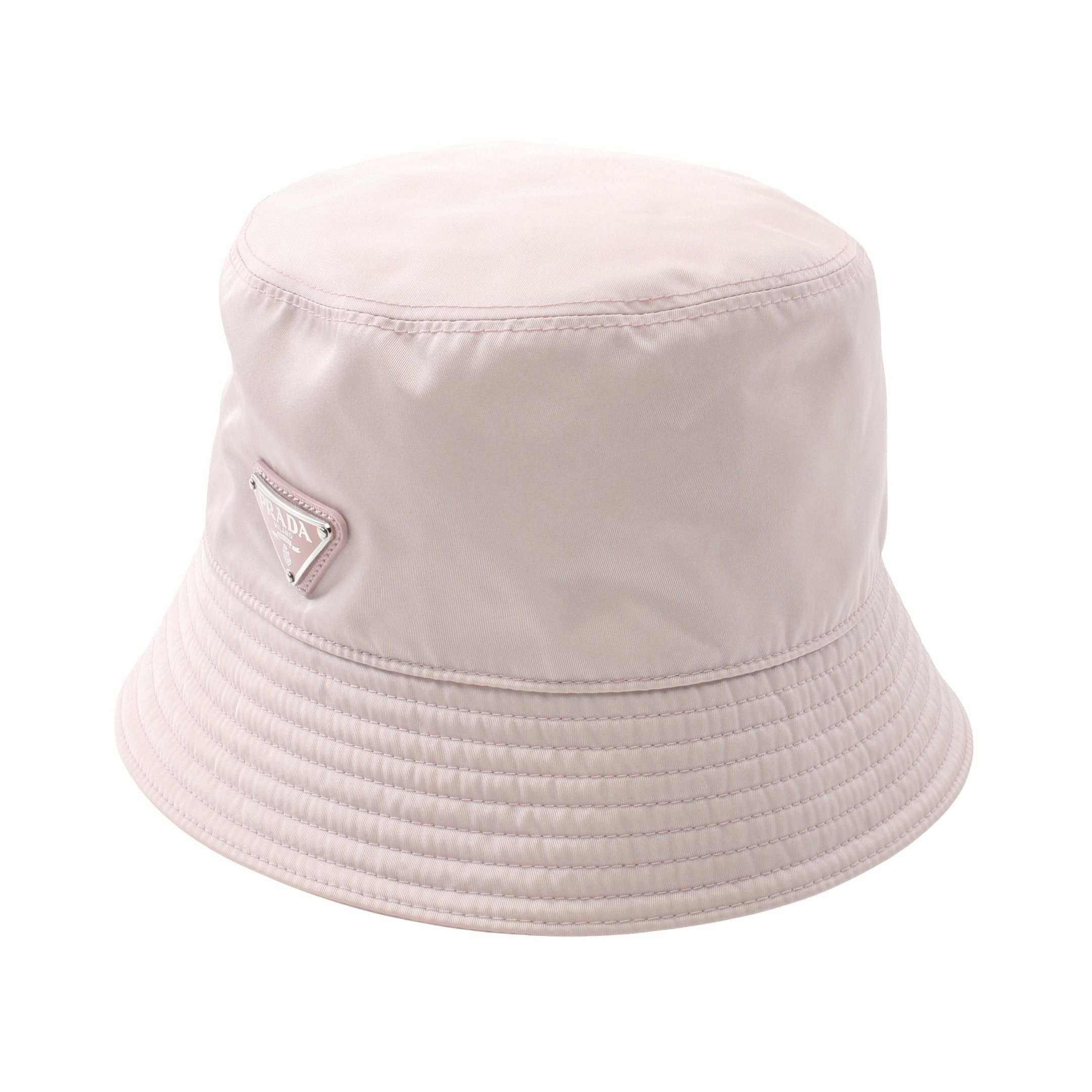 Prada Prada Bucket Hat Nylon Light Pink Size ONE SIZE - 1 Thumbnail