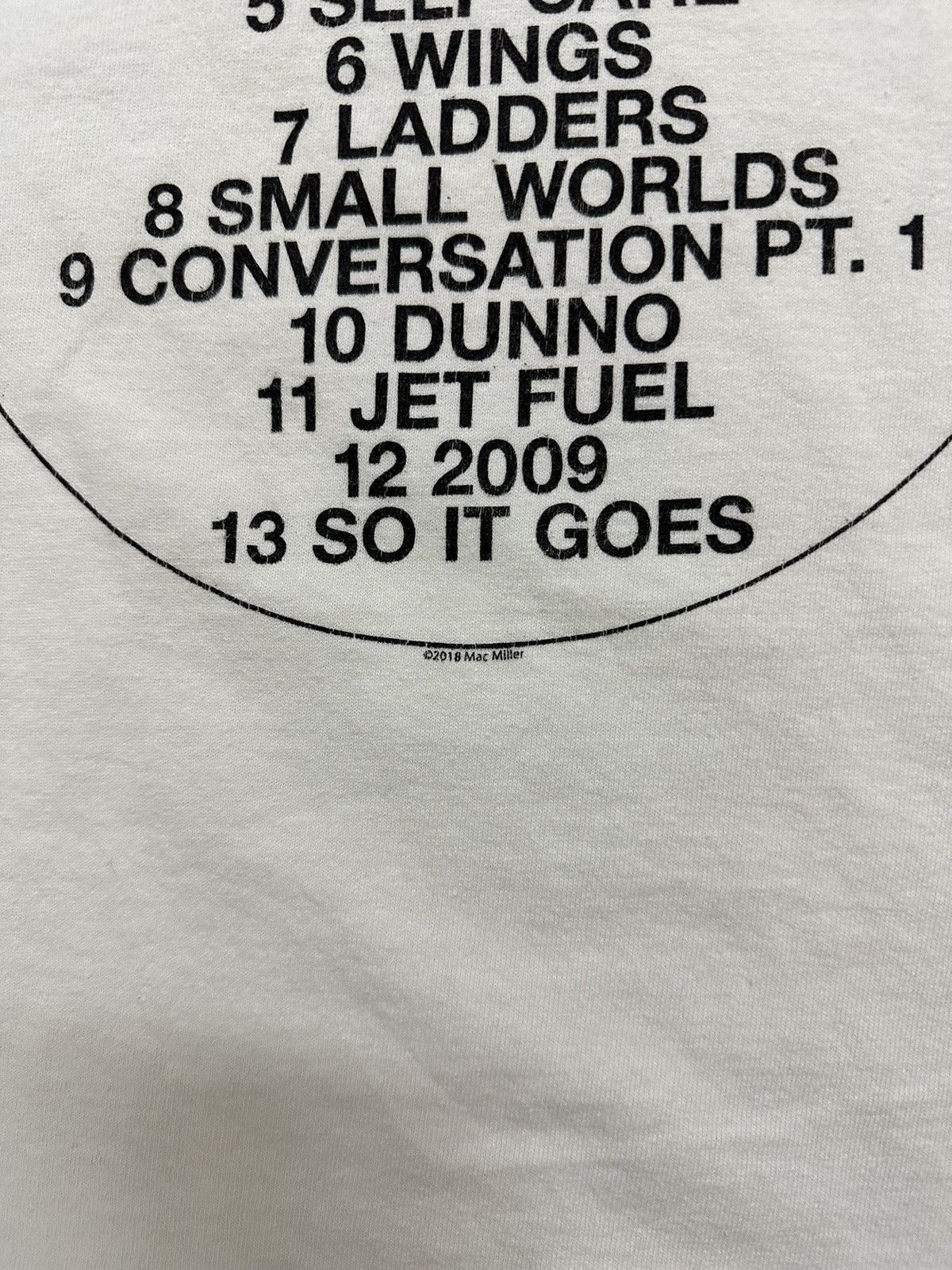 Mac Miller × Rap Tees Mac Miller Swimming 2018 Album Tee Size US M / EU 48-50 / 2 - 9 Thumbnail