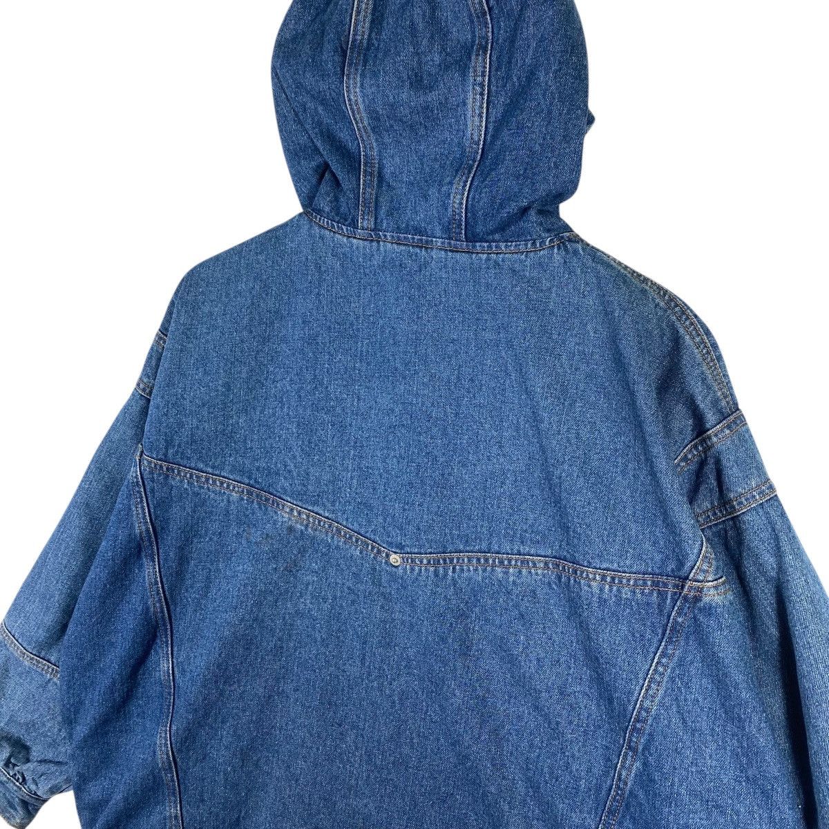 X-Girl Vintage X-Girl Denim Blouson Hoodie Zipper/Button Jacket Size XL / US 12-14 / IT 48-50 - 16 Thumbnail