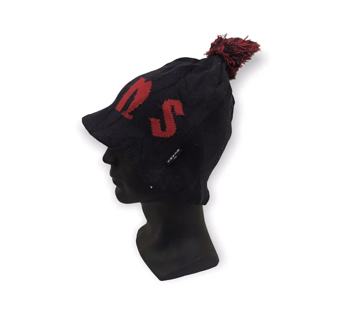 Beams Plus × Japanese Brand × Vintage Japanese Brand Beams SpellOut Beanie Hat Size ONE SIZE - 2 Thumbnail