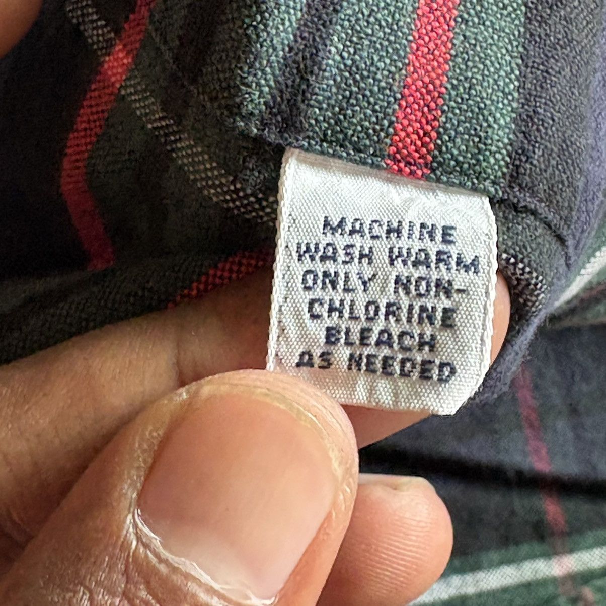 Polo Ralph Lauren Vintage Polo Ralph Lauren Polo Bear Chekered Button Ups Size US XL / EU 56 / 4 - 4 Thumbnail