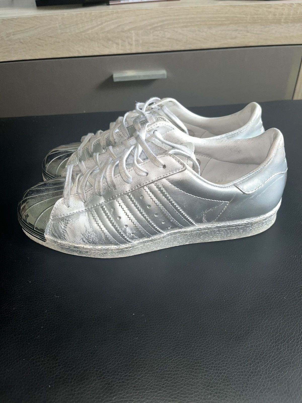 Adidas Adidas Superstar Metal Toe Size US 8.5 / IT 38.5 - 2 Thumbnail