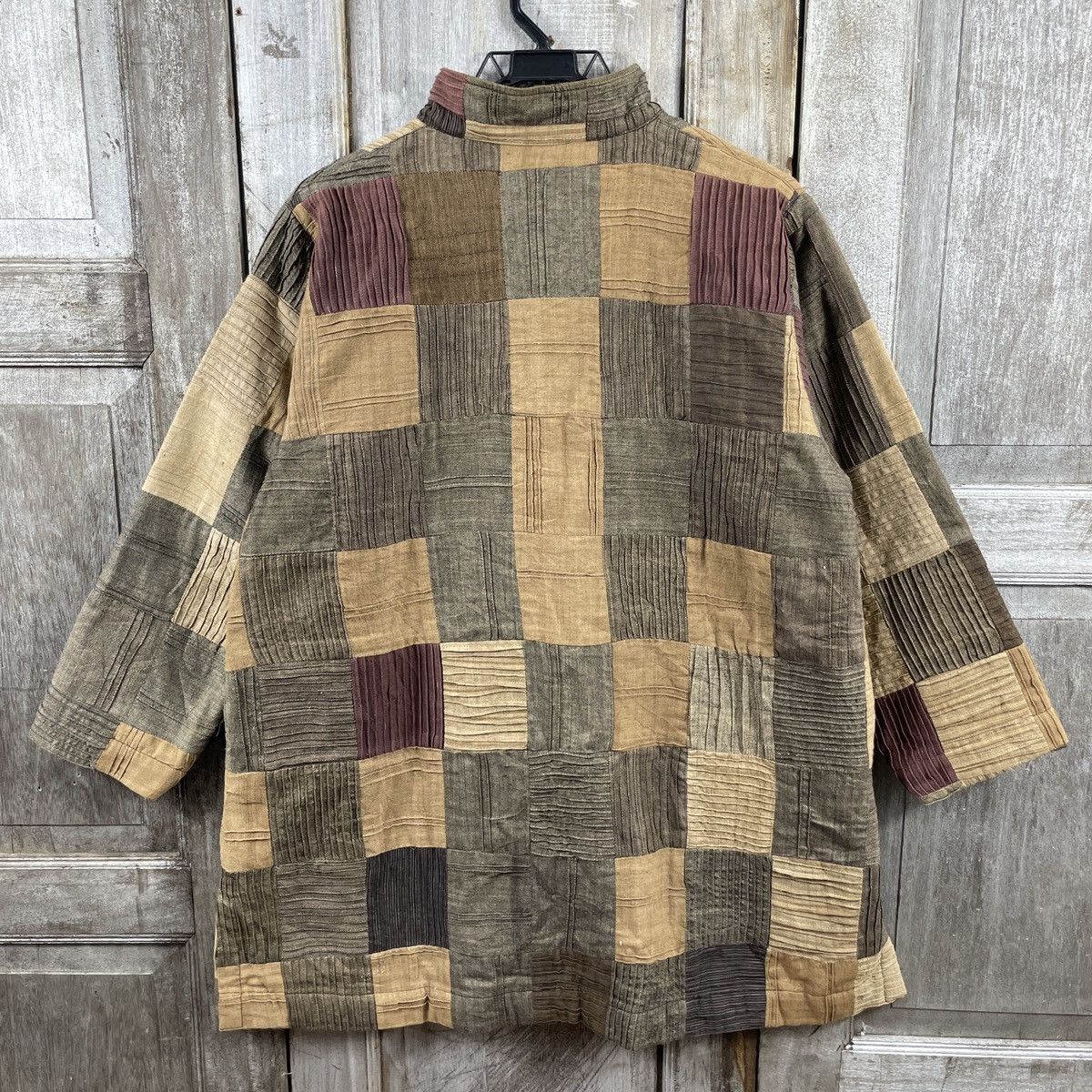 Japanese Brand × Vintage Vintage Japanese Traditional Patchwork Jacket Size US M / EU 48-50 / 2 - 2 Thumbnail