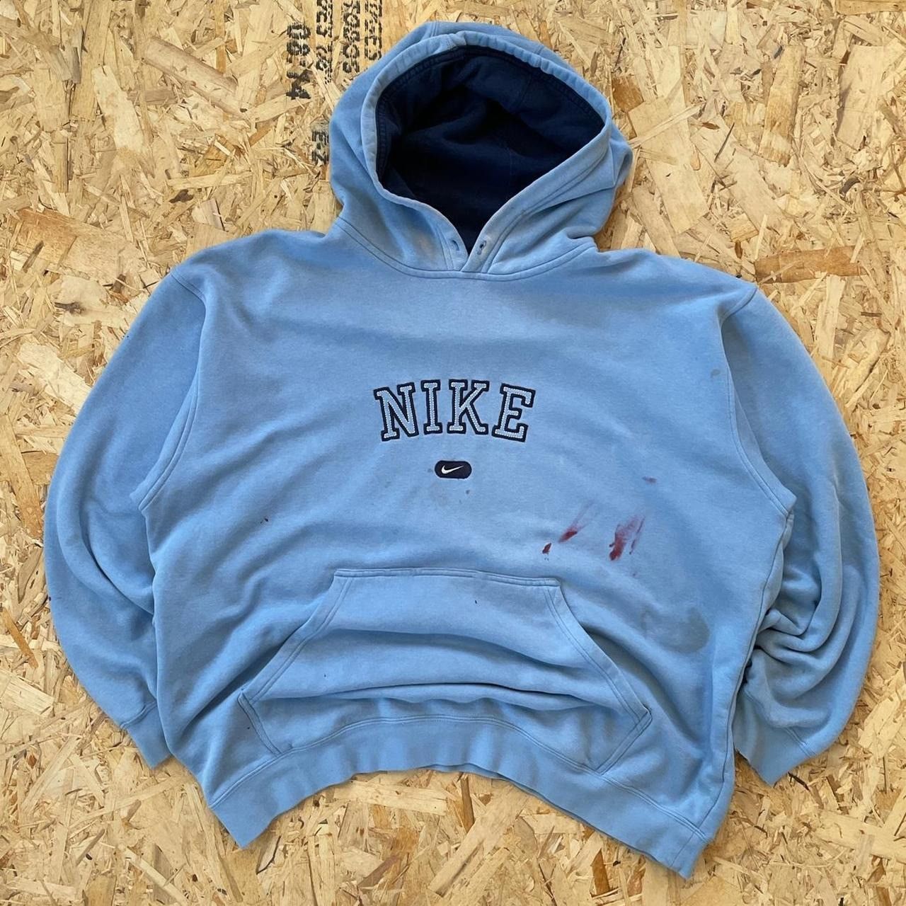 Nike × Vintage Vintage Y2k Baby Blue NIke Size US XL / EU 56 / 4 - 1 Thumbnail