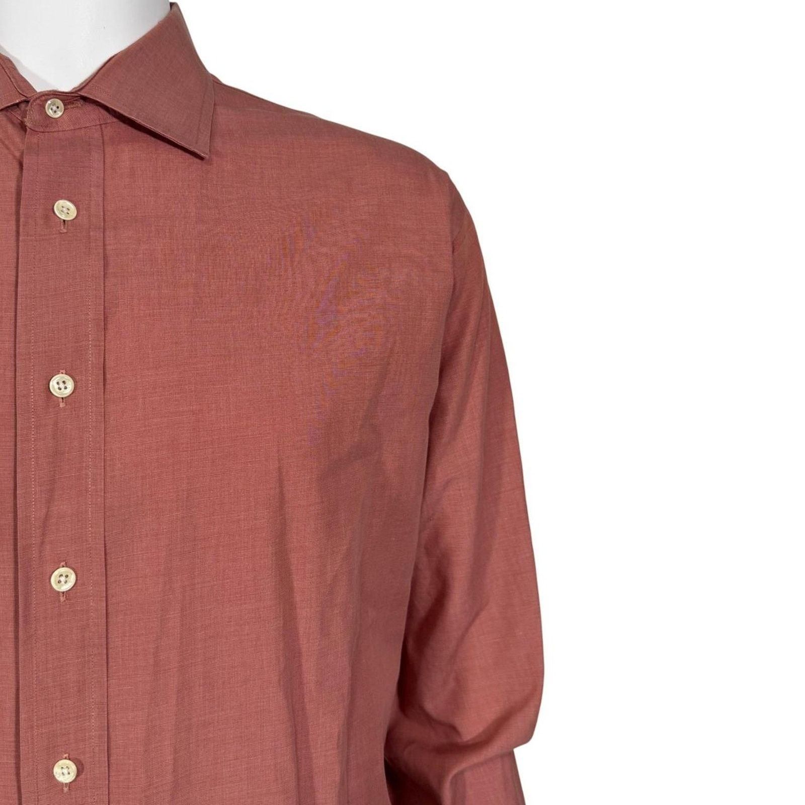 Burberry Vintage Burberrys London Mens XL Salmon Heritage Made in USA Size US XL / EU 56 / 4 - 2 Thumbnail