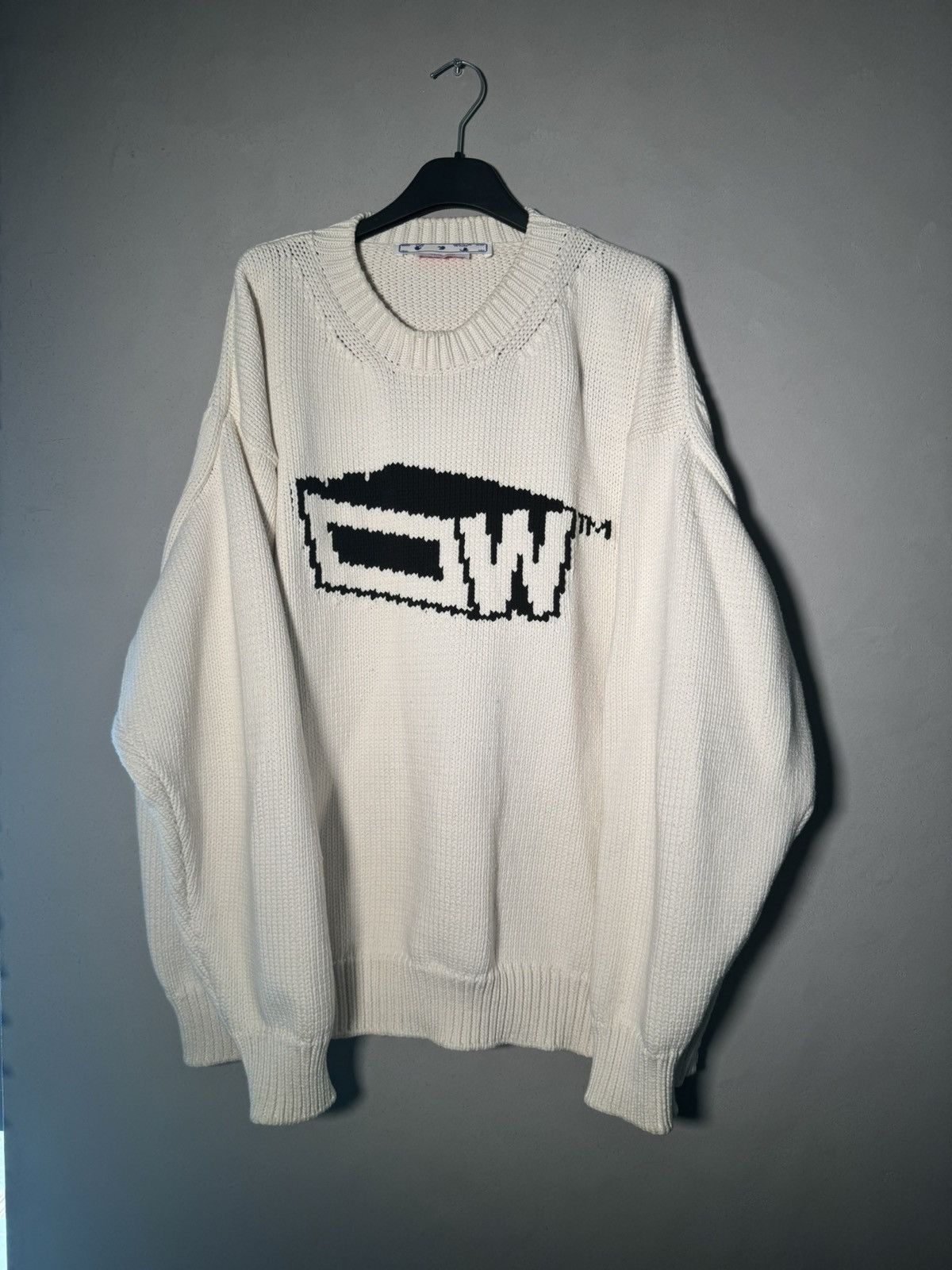 Designer × Off-White Off-White Graffiti Zine Sweater Size US M / EU 48-50 / 2 - 1 Thumbnail