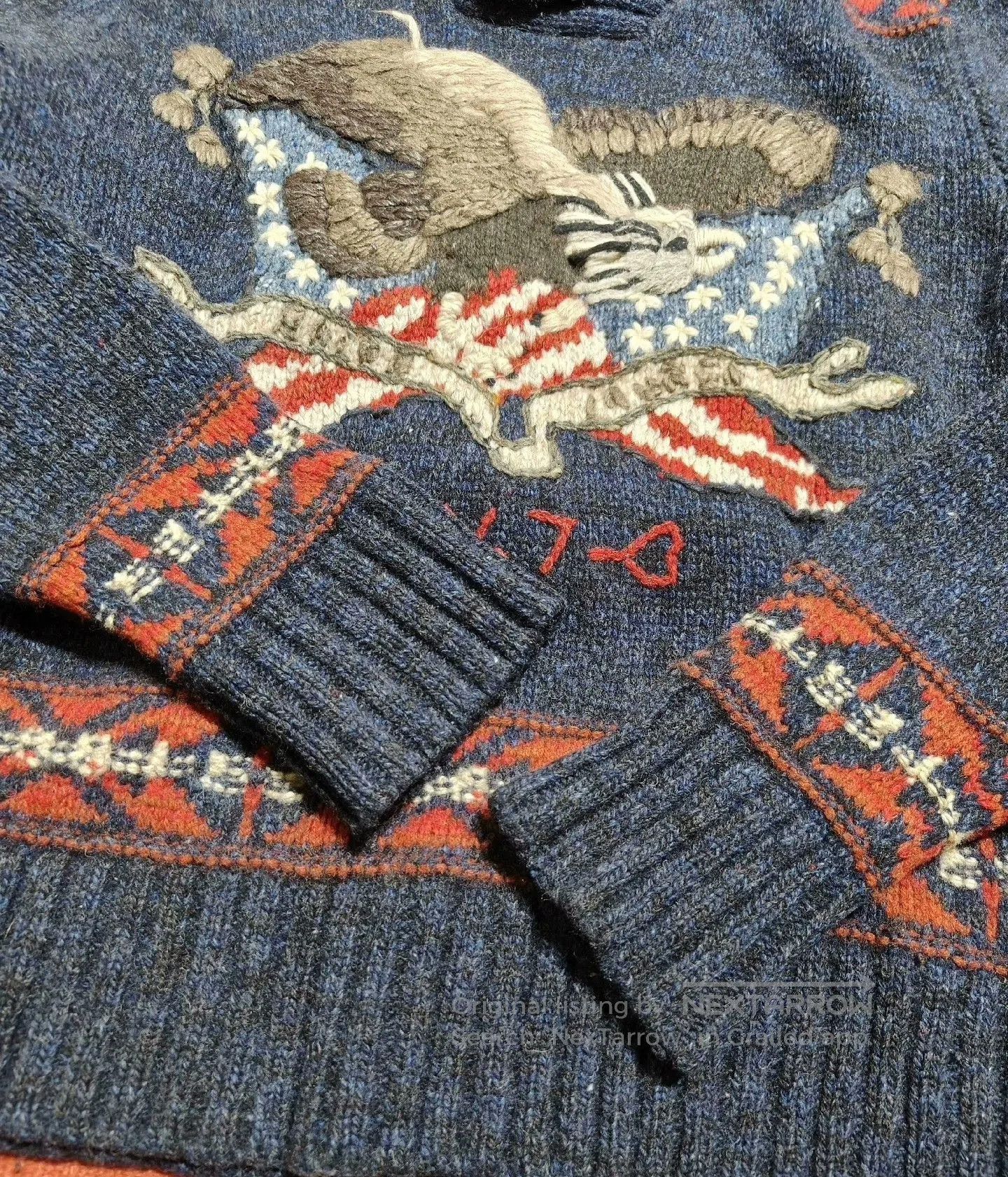 RRL Ralph Lauren RRL Ralph Lauren Fair Isle Wool Sweater. Size US L / EU 52-54 / 3 - 6 Thumbnail