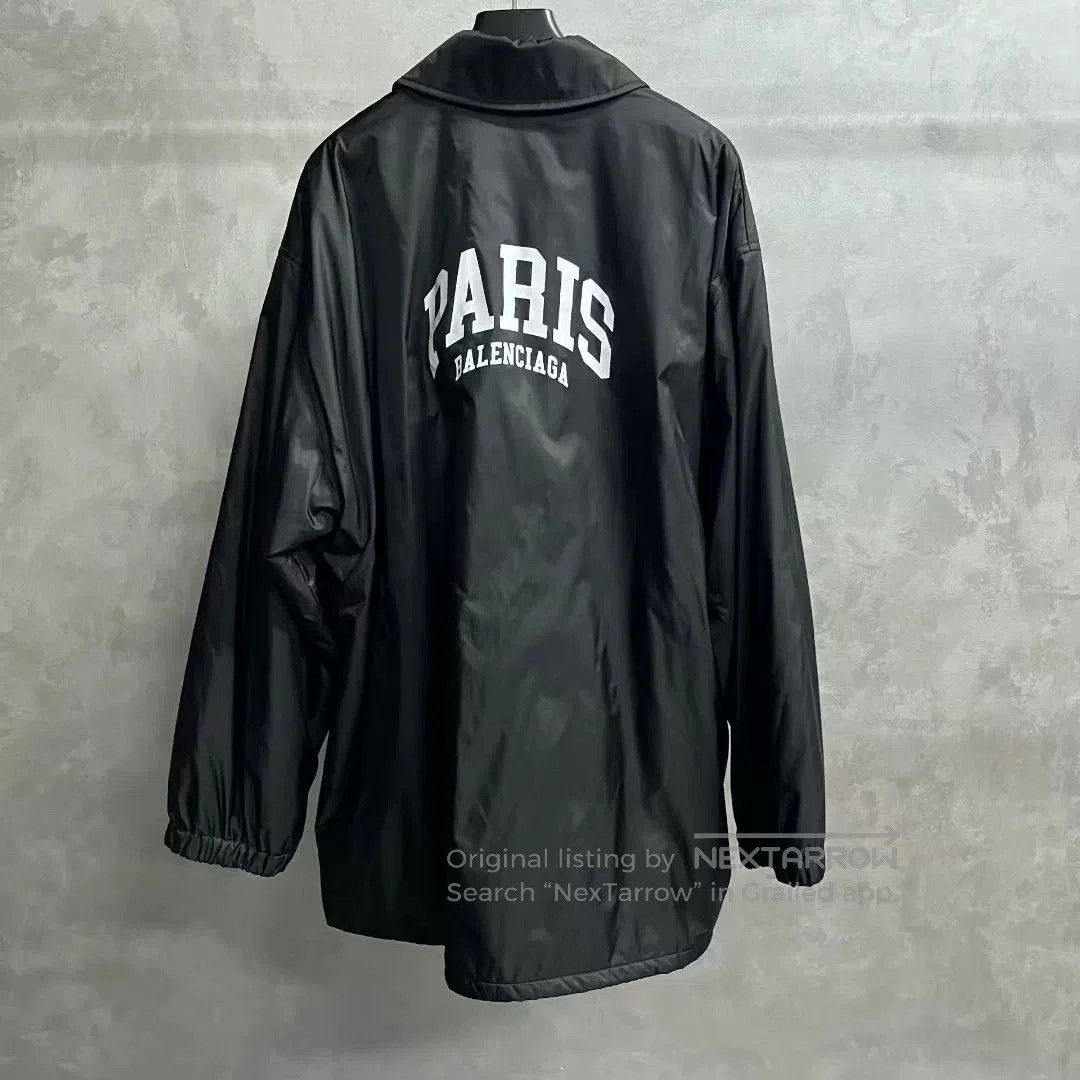 Balenciaga balenciaga black long sleeve collar jacket. Size US M / EU 48-50 / 2 - 2 Thumbnail