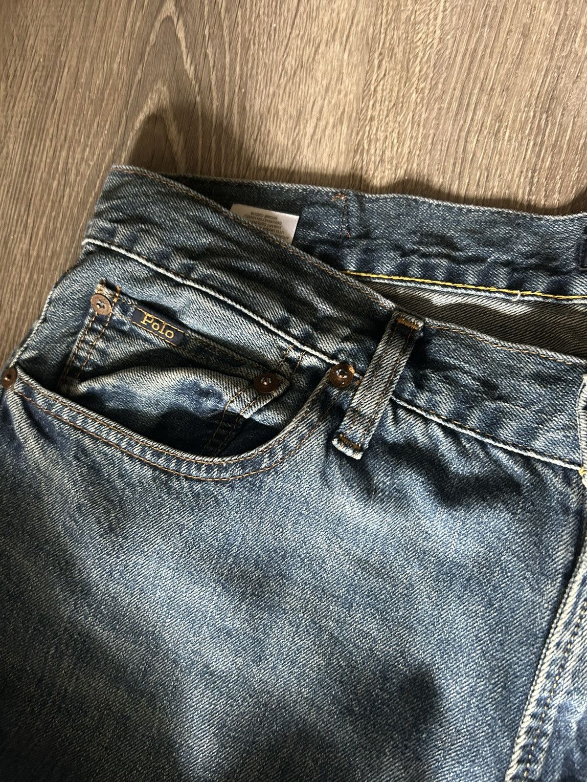 Polo Ralph Lauren × Ralph Lauren Polo Ralph Lauren men’s denim blue jeans Size US 34 / EU 50 - 4 Thumbnail