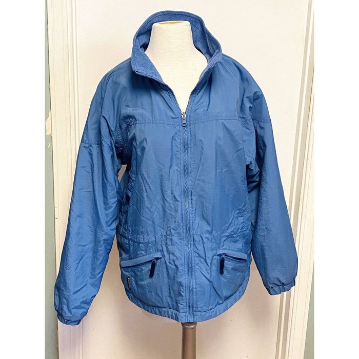Medium 90s Columbia Teal Fleece Lined Jacket