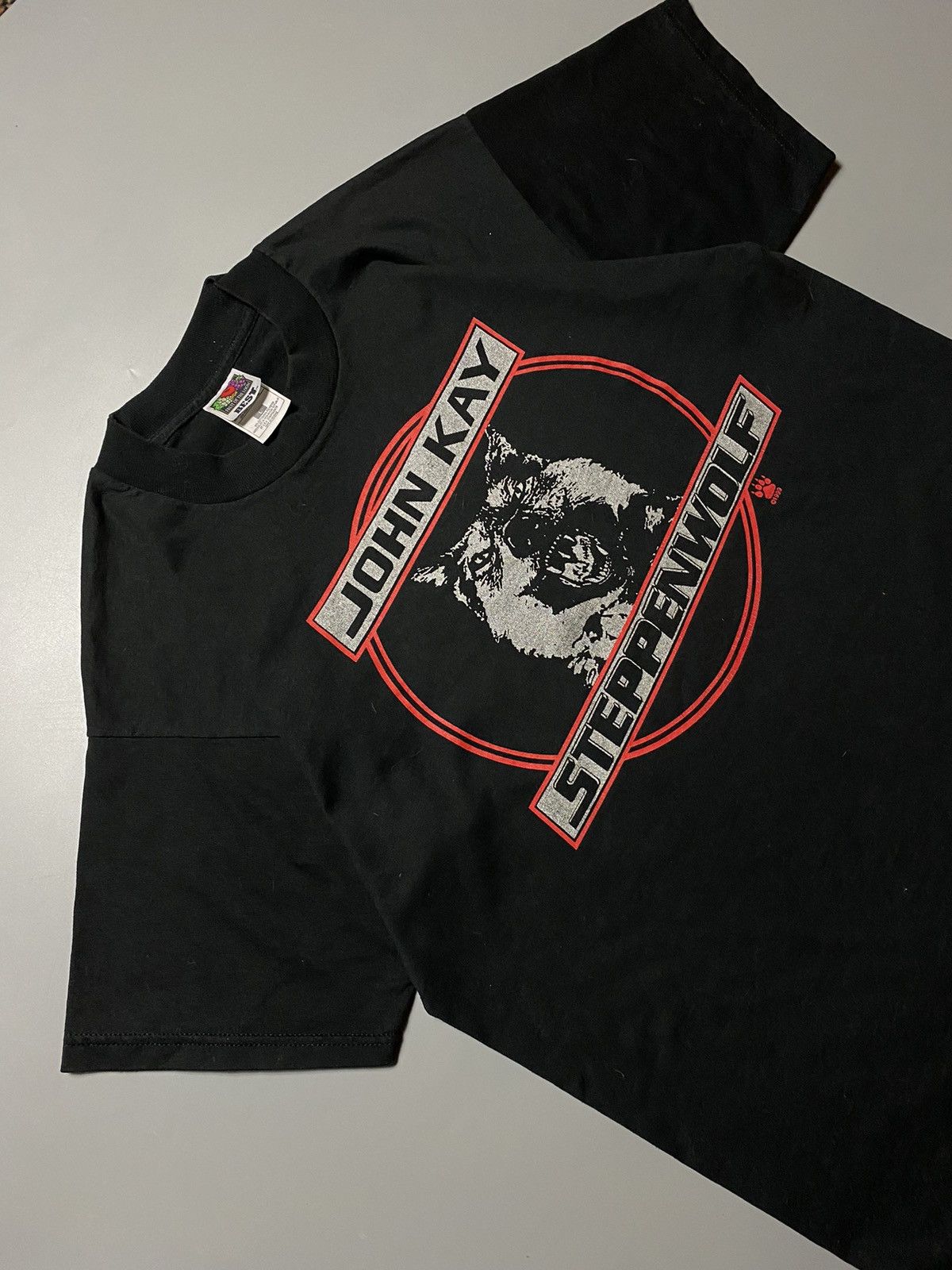 Fruit Of The Loom RARE❗️John Kay 1999 tour Steppenwolf t-shirt Size US L / EU 52-54 / 3 - 2 Thumbnail