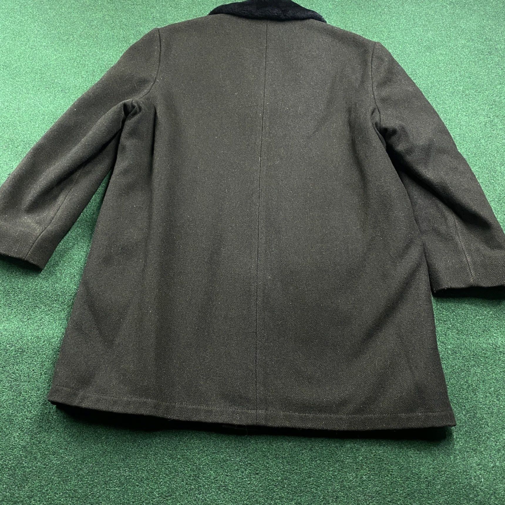 Olive VINTAGE Gordon & Ferguson Parka Overcoat Wool Coat Mens 42 Olive Green 50S 60S Long Size US XS / EU 42 / 0 - 3 Thumbnail