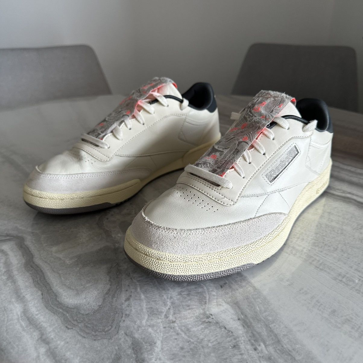 Reebok Reebok Club C 85 Year of the Ox White Leather Sneakers Size US 13 / EU 46 - 2 Thumbnail
