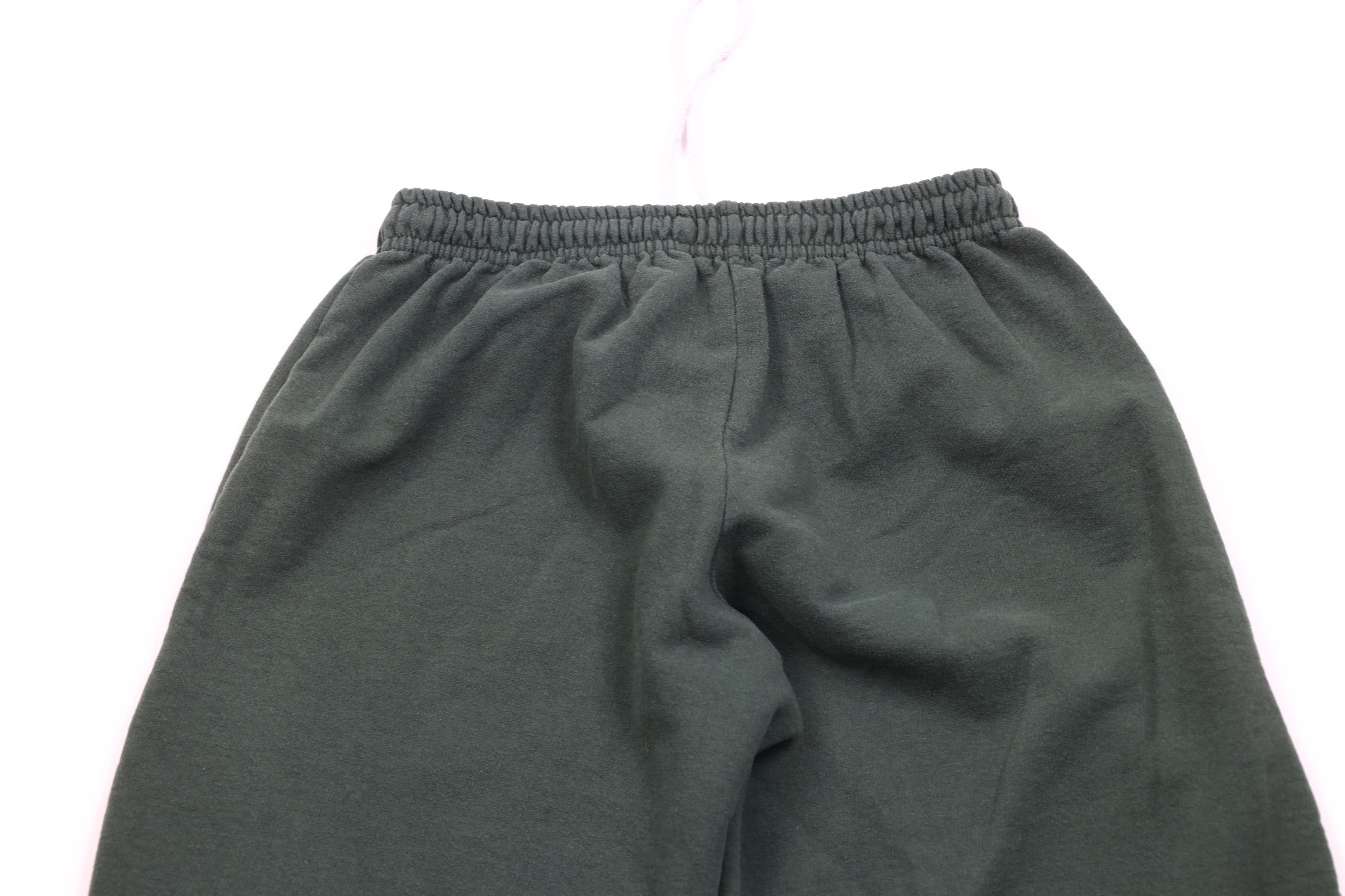 Vintage Vintage 90s State University Wide Leg Sweatpants Green Size US 32 / EU 48 - 11 Thumbnail