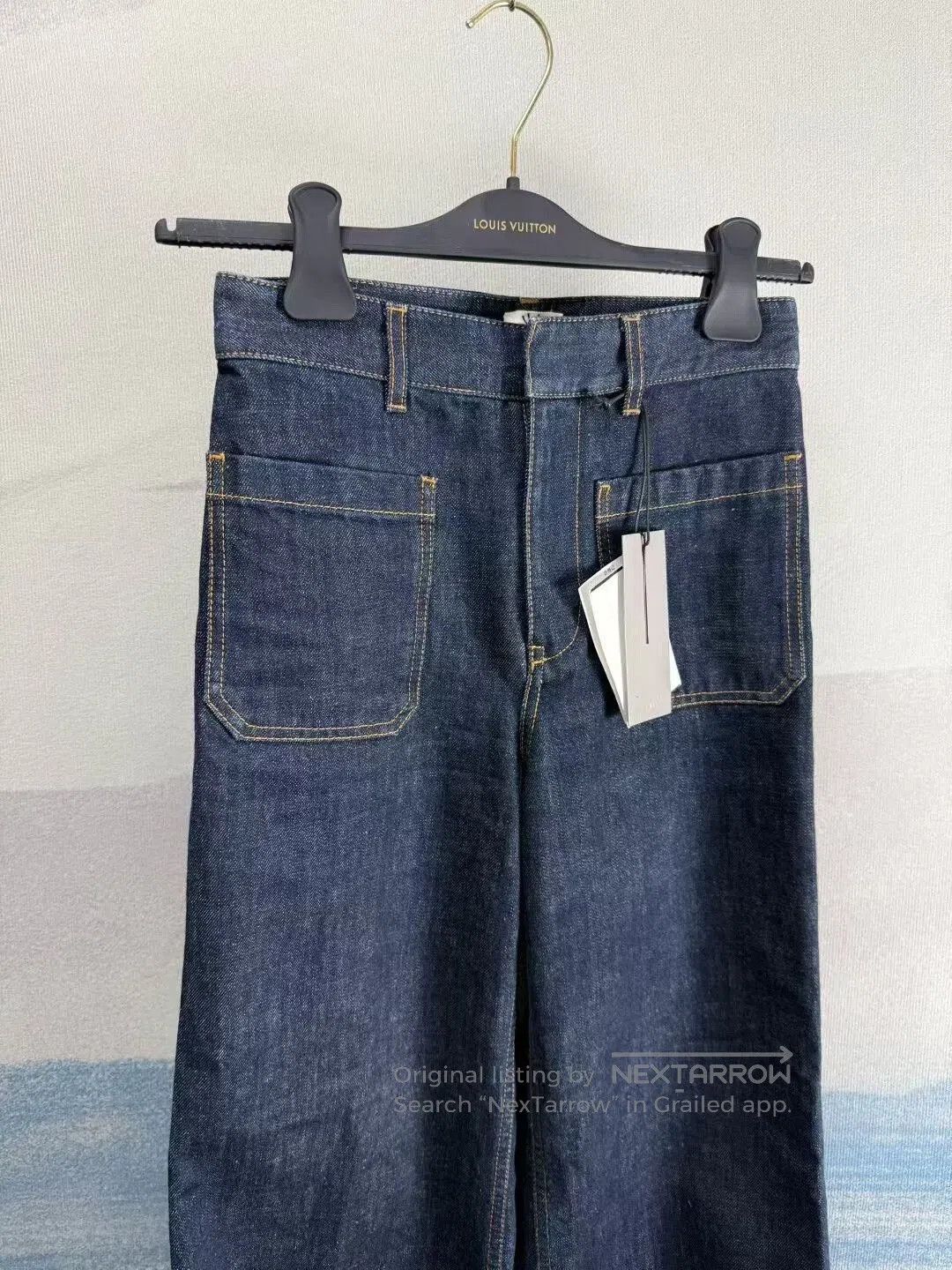 Dior Dior Dark Blue Wide Leg Denim Pants. Size US 32 / EU 48 - 2 Thumbnail