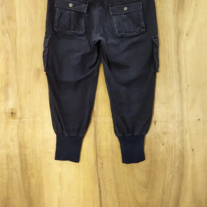 Japanese Brand WITTY PITTY CROPEP BLACK CARGO PANTS Size US 30 / EU 46 - 8 Thumbnail