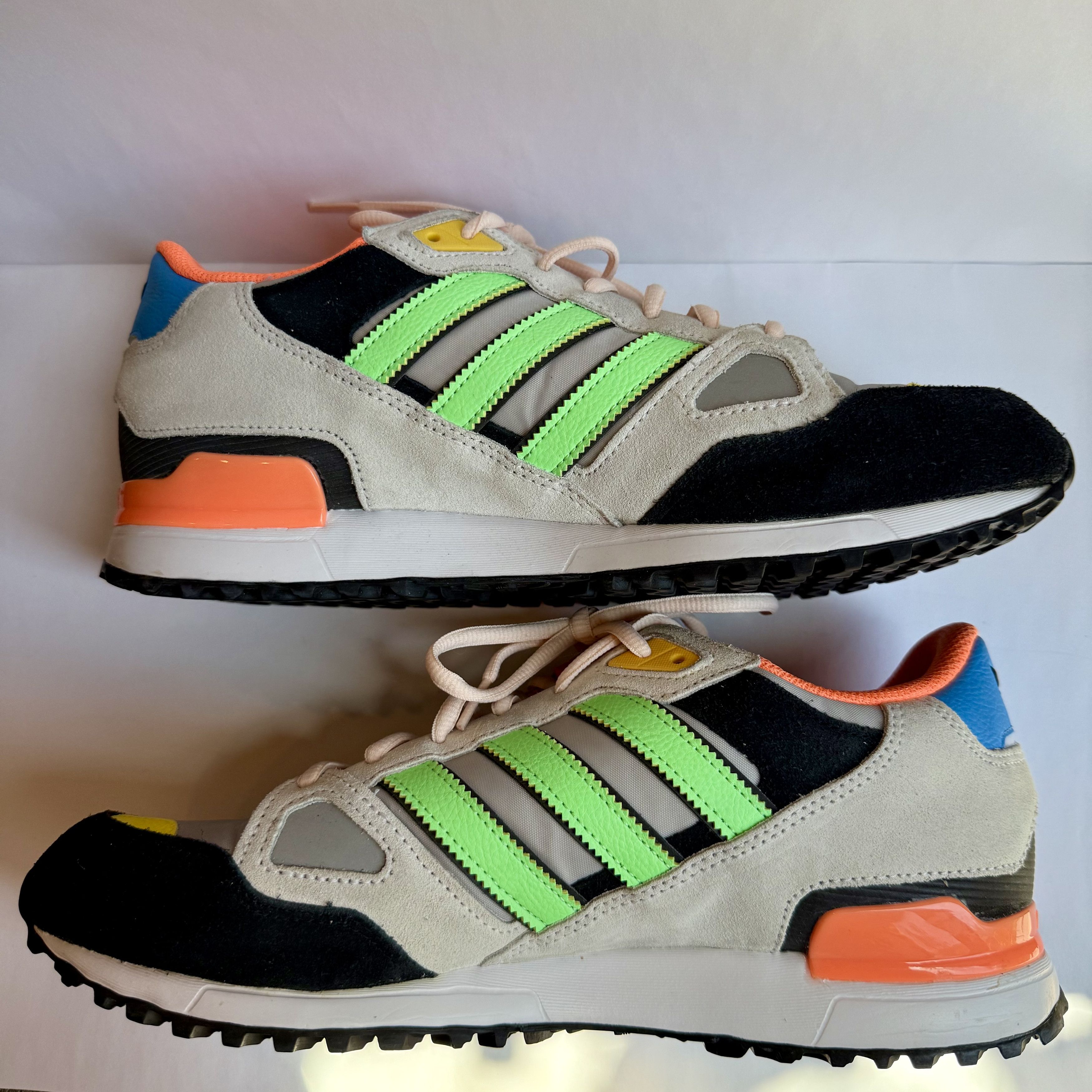 Adidas Adidas Originals ZX 750 'White Beam Green Orange' Size US 10 / EU 43 - 2 Thumbnail